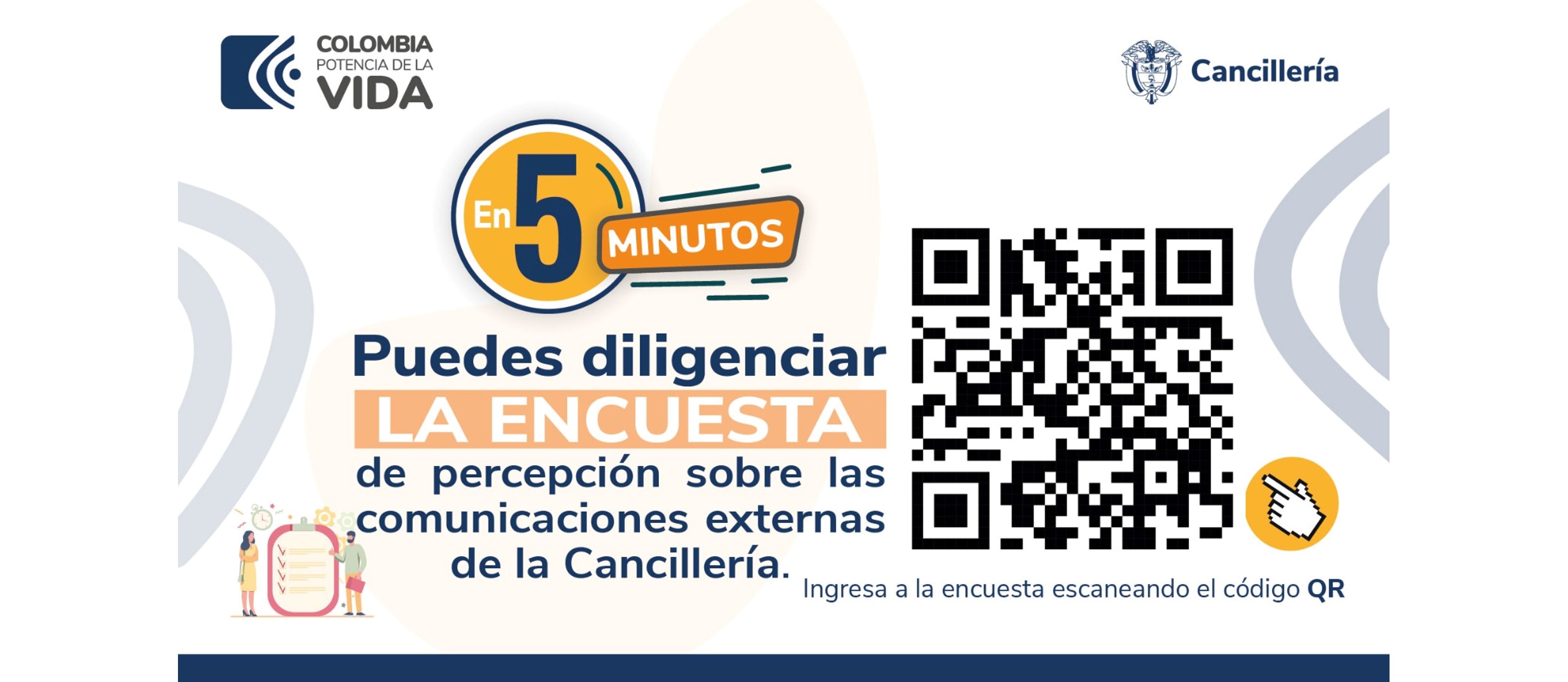 Responde estas preguntas en cinco minutos y ayúdanos a mejorar nuestras comunicaciones