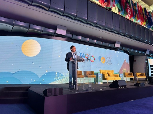 Apertura del Foro Mundial de la Alimentación - palabras de bienvenida del Director General de la FAO, Dr. Qu Dongyu.