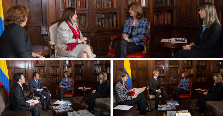 Embajadores de la República de Corea, Suiza y Panamá