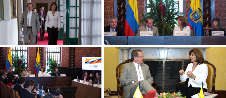 Cancilleres de Colombia y Ecuador avanzaron en los preparativos del Tercer Gabinete Binacional 