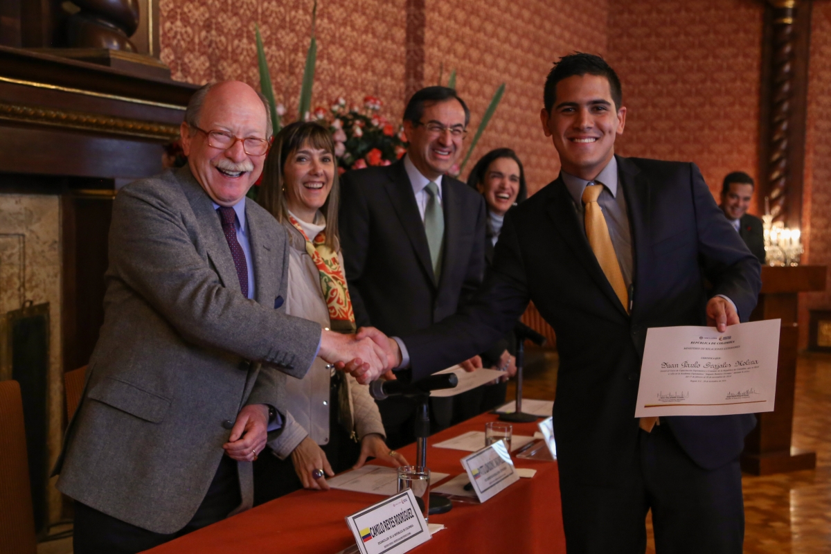 ceremonia de clausura del Curso de Capacitación Diplomática 