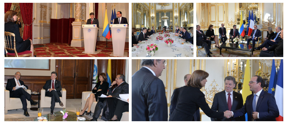 Resumen de noticias: visita oficial del Presidente Juan Manuel Santos y la Canciller María Ángela Holguín a Francia y Reino Unido