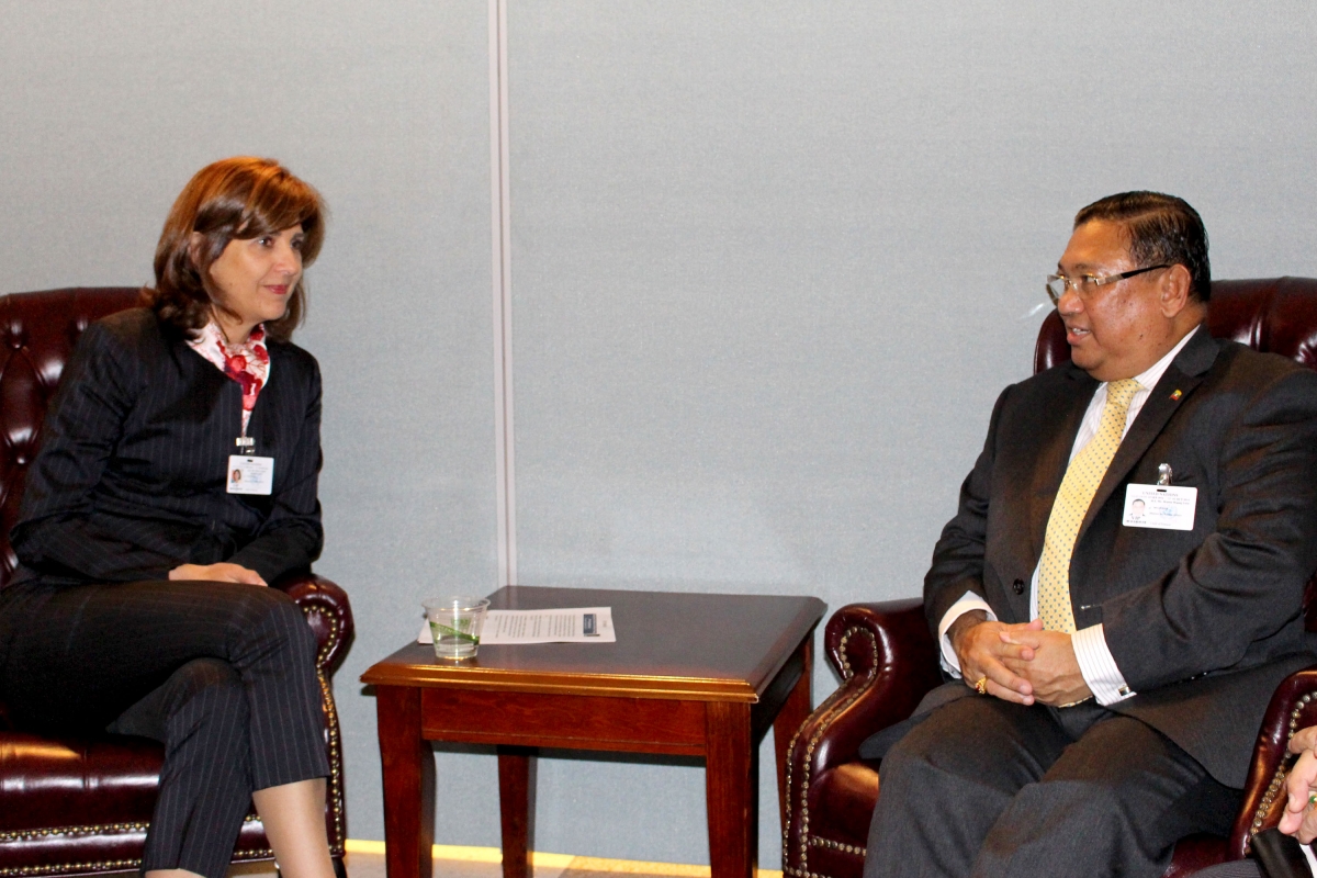 Canciller de Colombia se reunió con su homólogo de Myanmar Wunna Maung Lwin