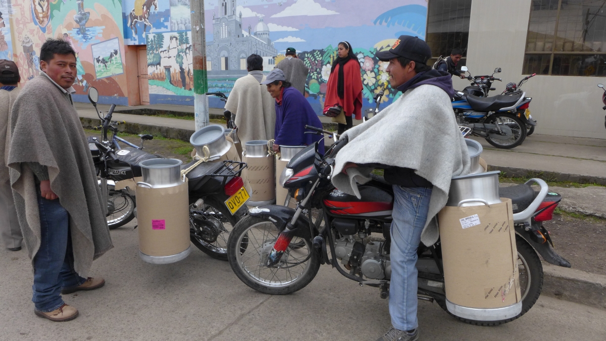 Para el fortalecimiento de la cadena láctea, el Plan Fronteras para la Prosperidad entregó cantinas para leche en municipios fronterizos de Nariño 