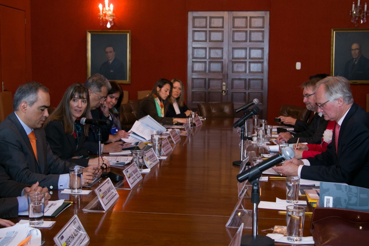 Viceministra de Relaciones Exteriores presidió el tercer Mecanismo de Diálogo Político Colombia y la Unión Europea