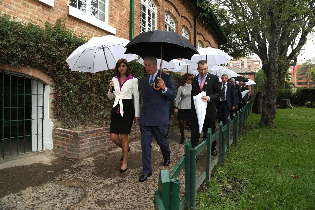 El Príncipe Carlos y la Canciller María Ángela Holguín asistieron al festival de rugby organizado en el marco de la celebración de los 75 años del British Council en Colombia