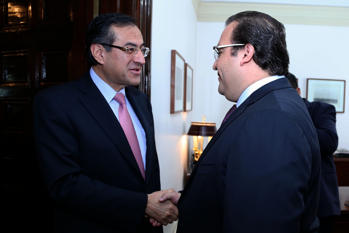 Viceministro Carlos Arturo Morales se reunió con el Gobernador del Estado de Veracruz, Javier Duarte Ochoa