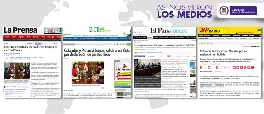 Así nos vieron los medios, octubre 14 a octubre 17