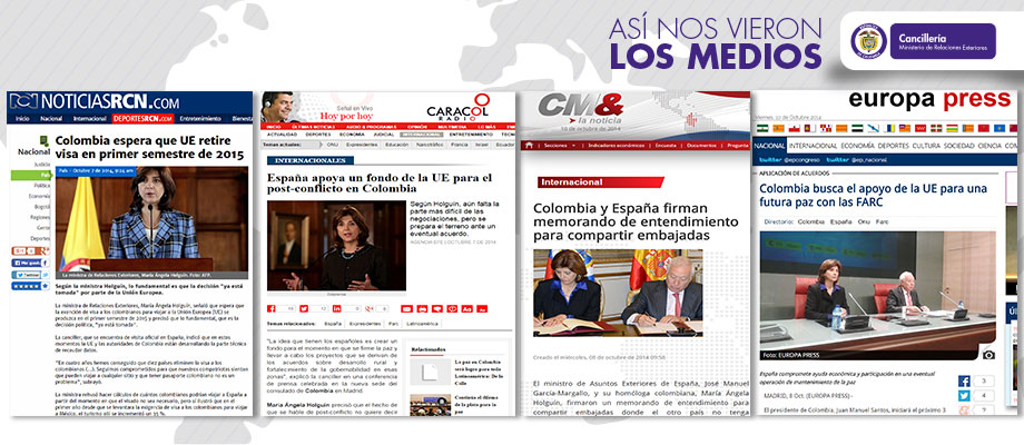 Así nos vieron los medios del 6 al 10 de octubre 2014