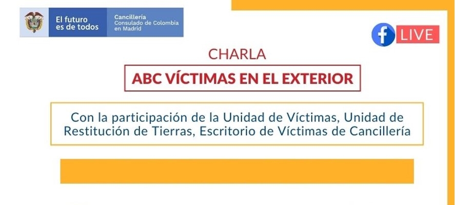 Hoy charla de ABC víctimas en el exterior 