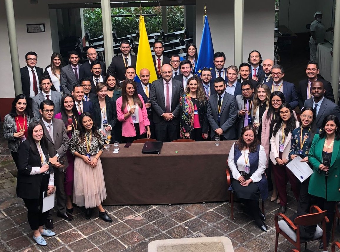 Estudiantes del curso de capacitación diplomática y Consular 2022 participaron en el programa de formación para diplomáticos sobre la Unión Europea