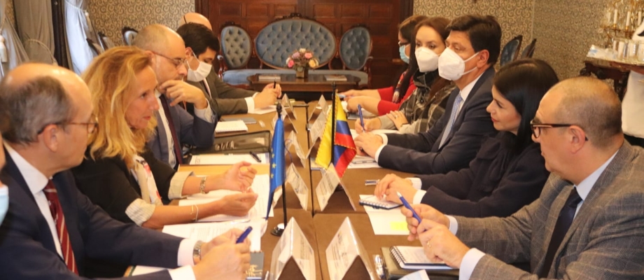 Colombia y la Unión Europea buscan fortalecer cooperación en asuntos estratégicos