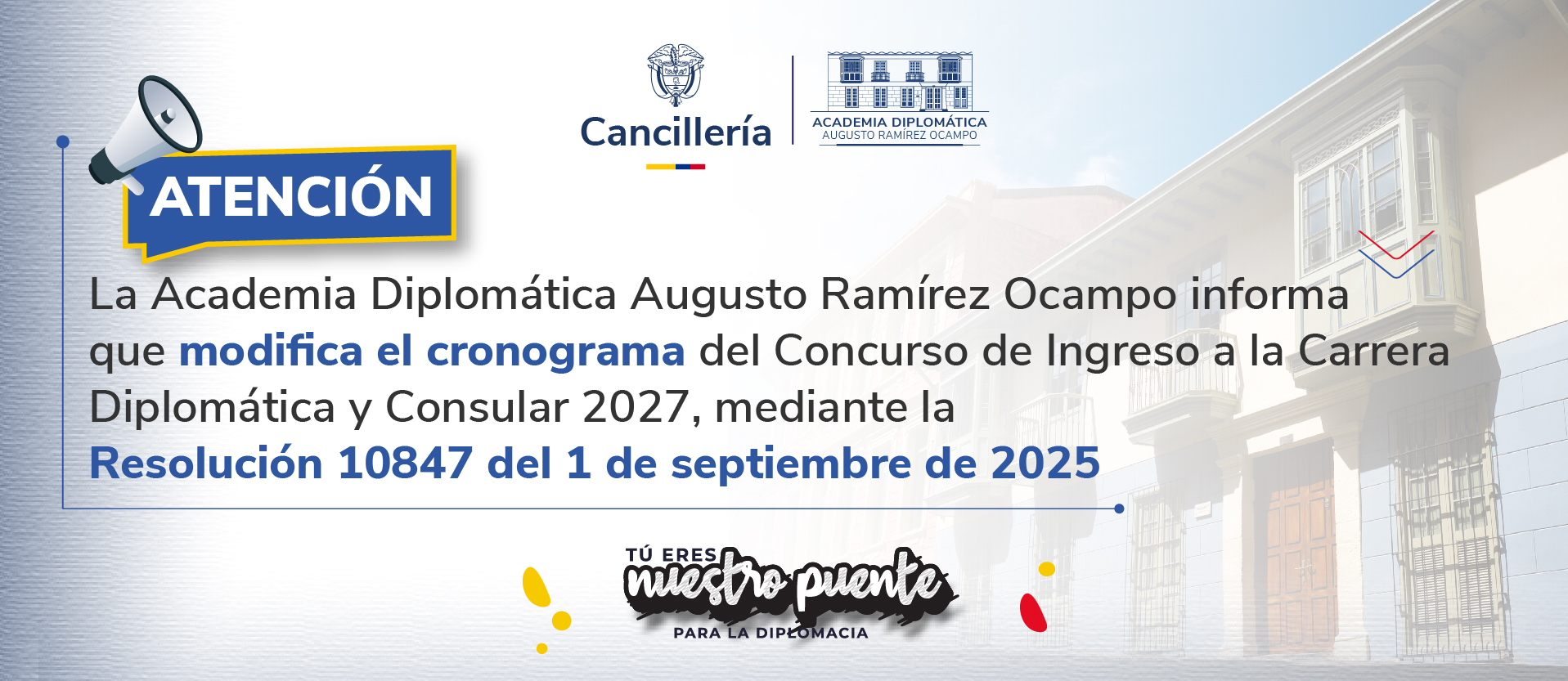 Modificación cronograma