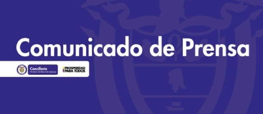 Comunicado de prensa del Ministerio de Relaciones Exteriores en relación la demanda de Nicaragua contra Colombia.