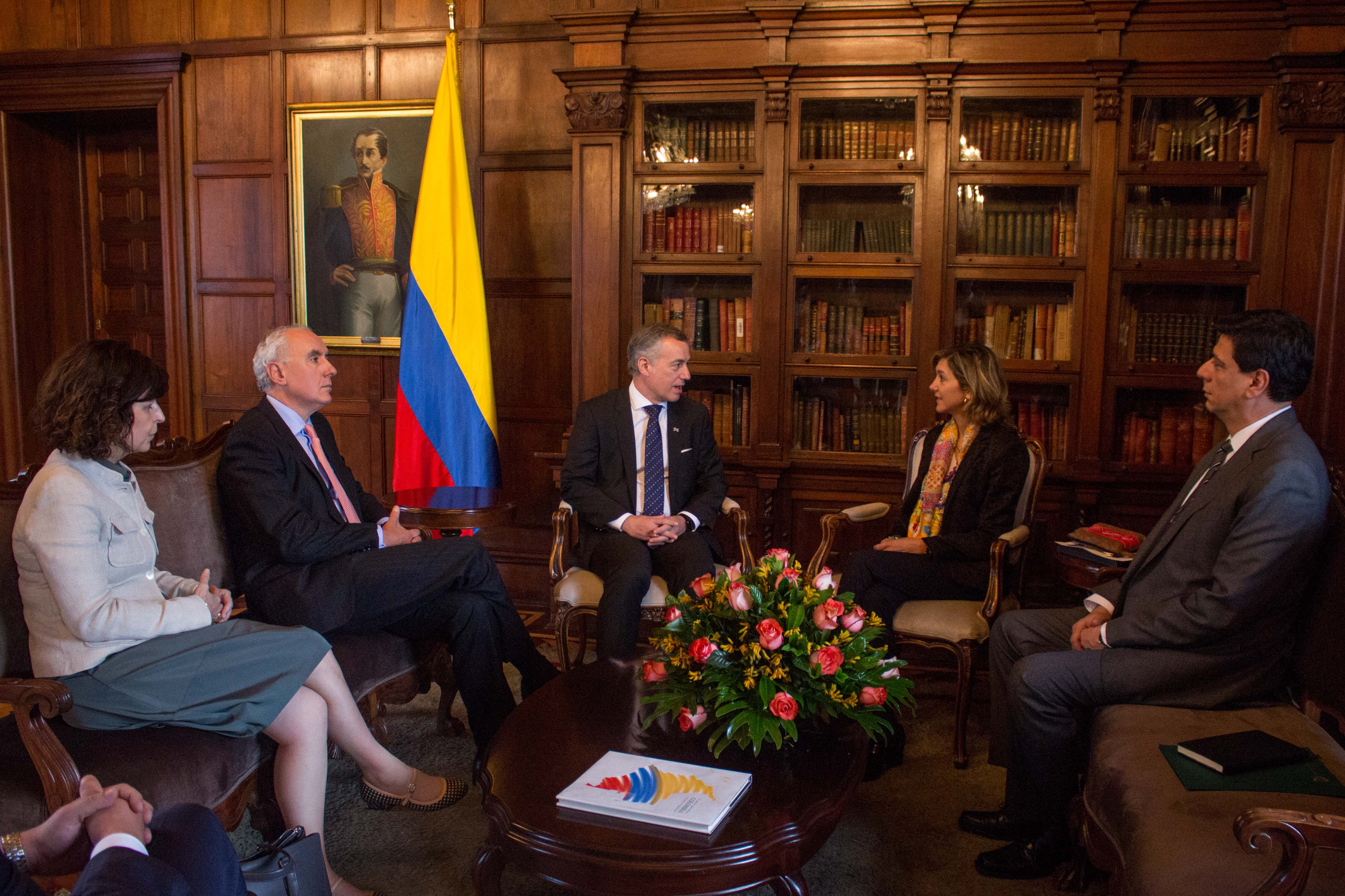 Viceministra Londoño se reunió con el Presidente del Gobierno Vasco