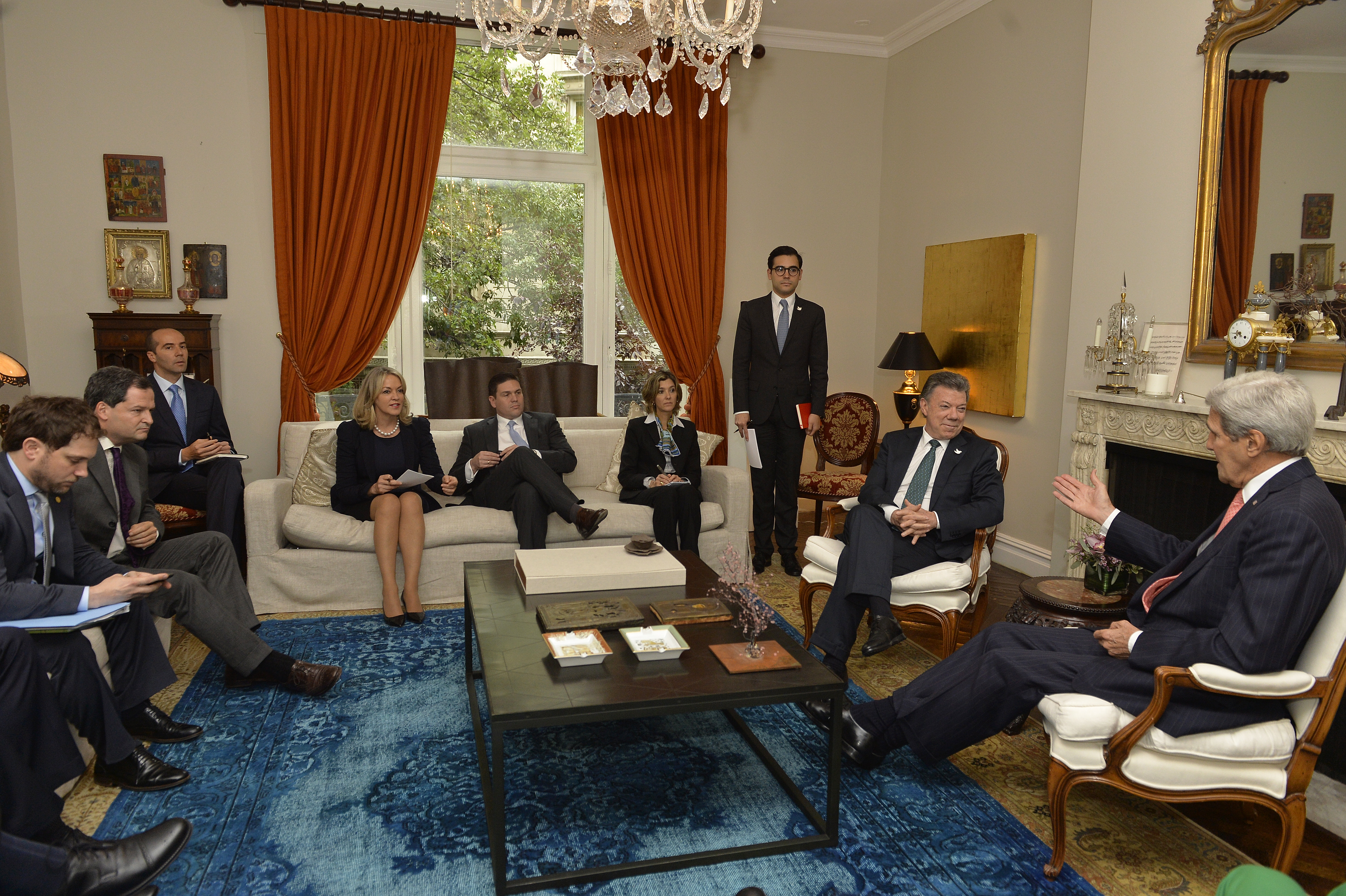 Viceministra Patti Londoño participó en la reunión que sostuvo el Presidente Juan Manuel Santos con el Secretario de Estado de los EEUU, John Kerry
