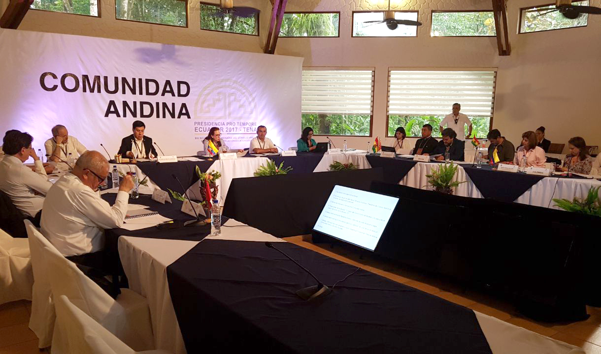 Canciller María Ángela Holguín asiste a la reunión XIX Reunión Extraordinaria de Ministros de Relaciones de la Comunidad Andina