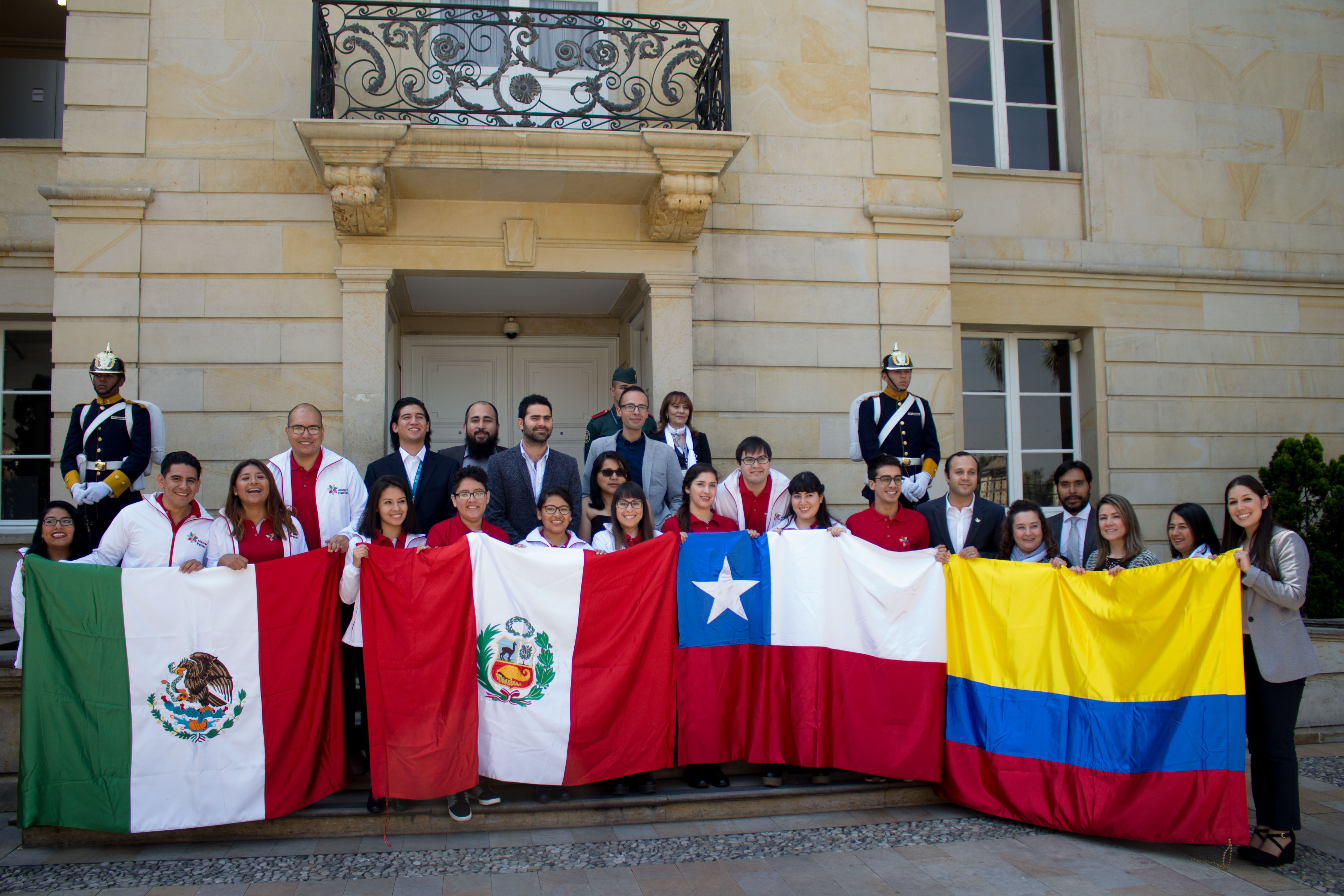 Colombia recibió a los jóvenes de Chile, México y Perú que participan en el Programa de Voluntario de Alianza del Pacífico