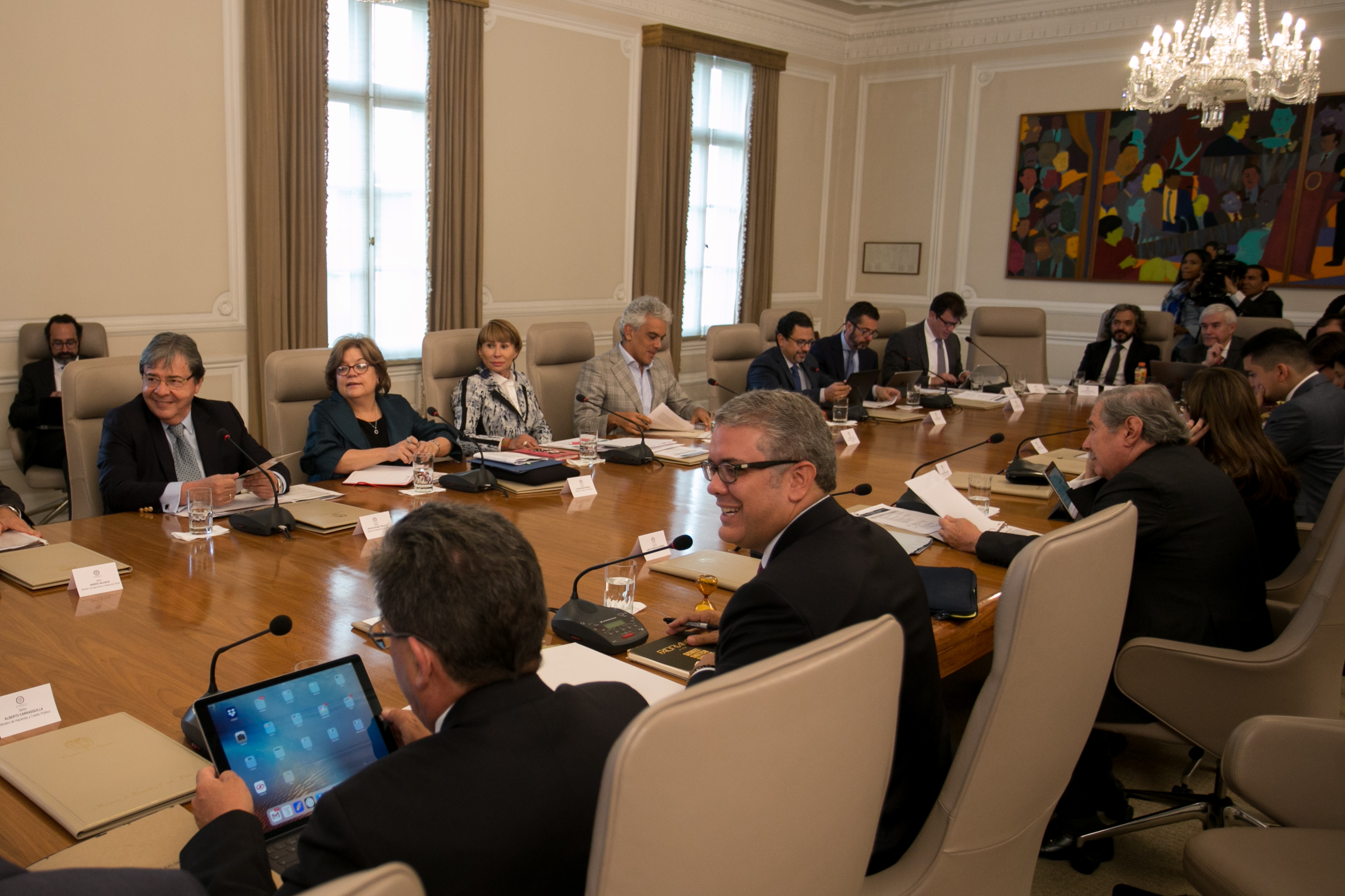 El Canciller Carlos Holmes Trujillo participó en el Consejo de Ministros liderado por el Presidente Iván Duque en la Casa de Nariño