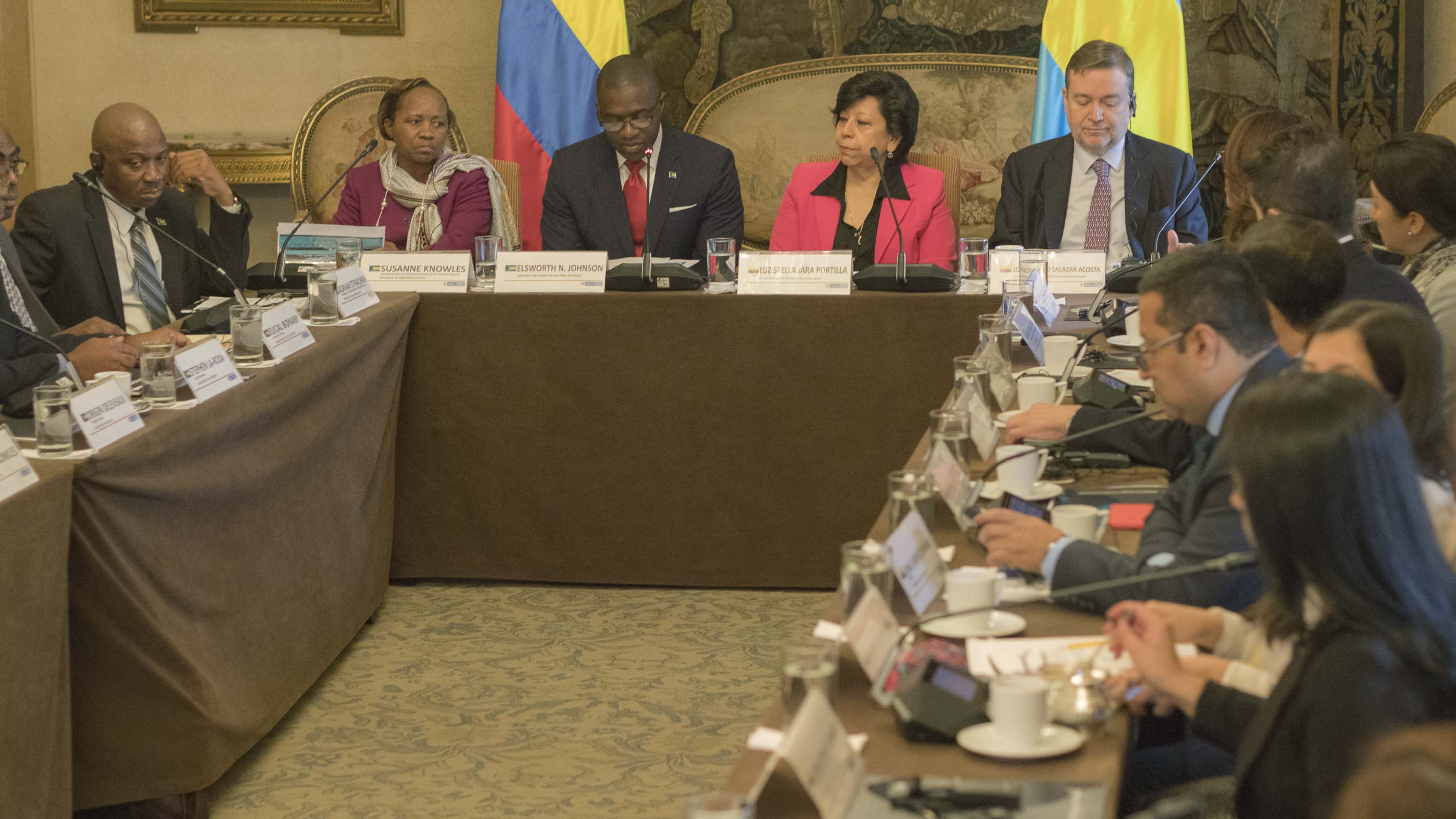 Delegación de Bahamas visita Colombia para celebrar el Primer Encuentro Bilateral para la Lucha contra la Trata de Personas