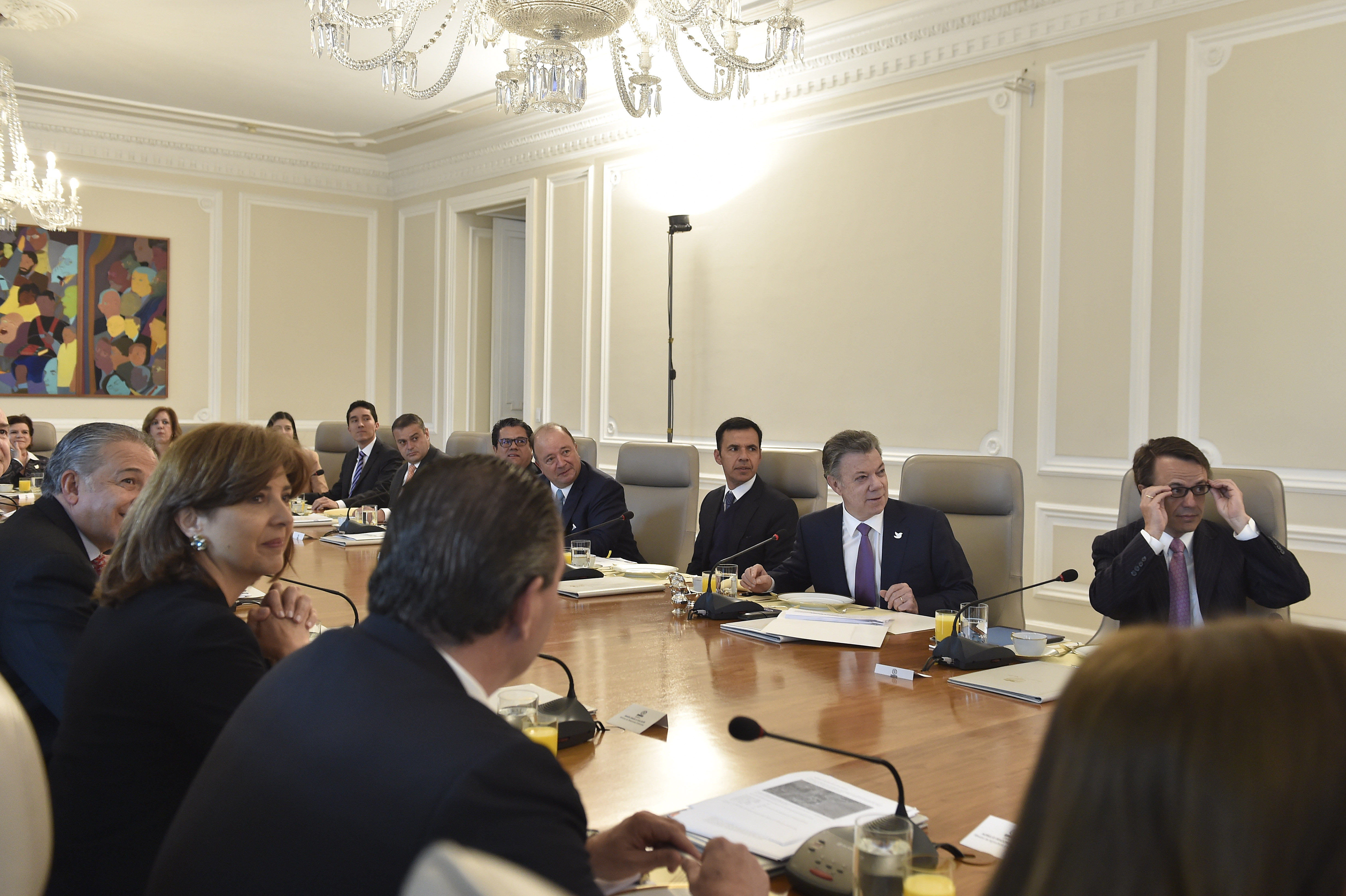 Canciller María Ángela Holguín participó en el Consejo de Ministros liderado por el Presidente