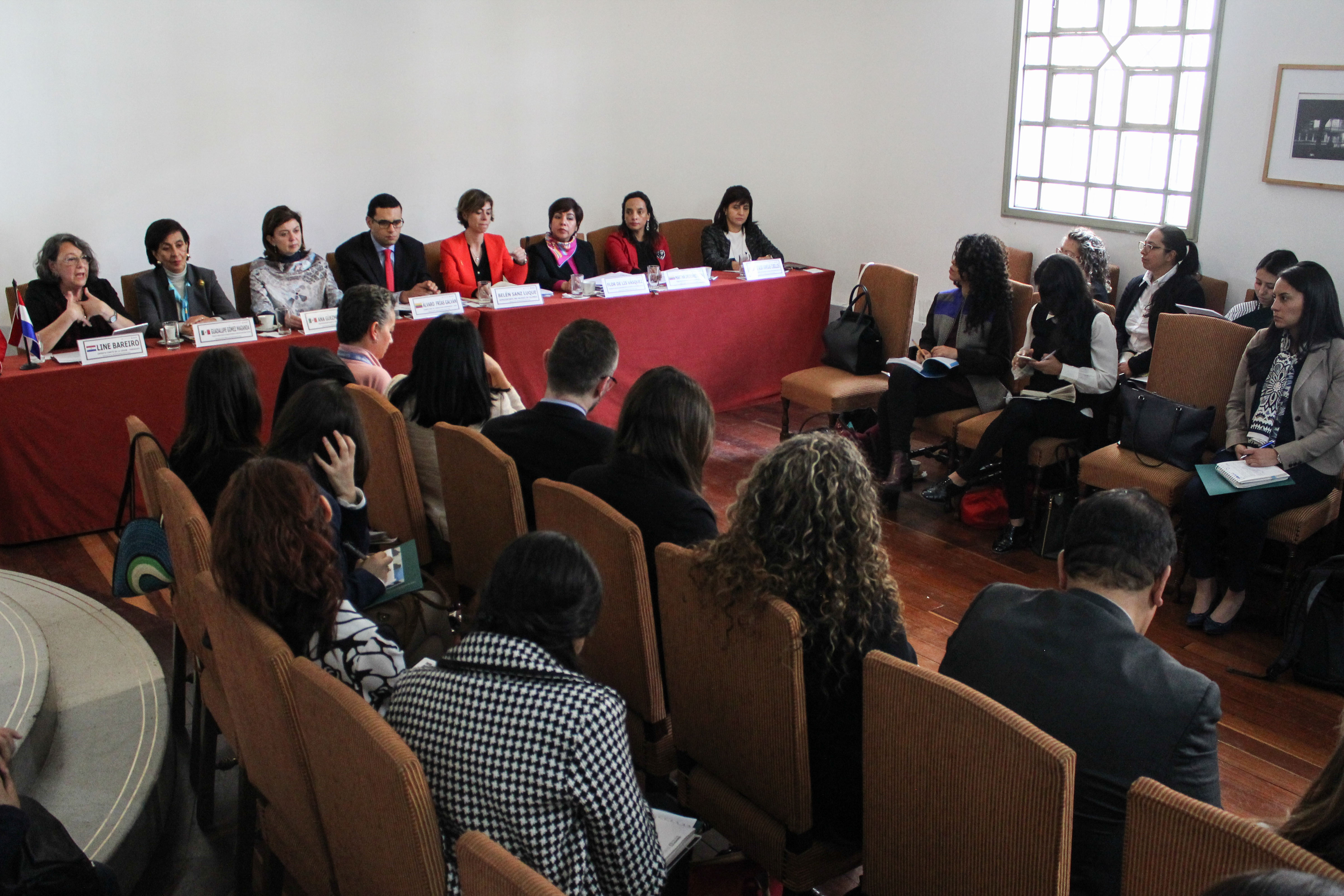 Atendiendo la importancia que reviste la Convención sobre la Eliminación de todas las Formas de Discriminación contra la Mujer -CEDAW-, instrumento que fue aprobado por la Asamblea General de Naciones Unidas en 1979, con el apoyo de ONU Mujeres y la Consejería Presidencial para la Equidad de la Mujer, la Cancillería realizó el Taller Interinstitucional a través del cual se abordaron los temas centrales de la Convención y su contenido, la importancia y objetivo de la presentación de informes