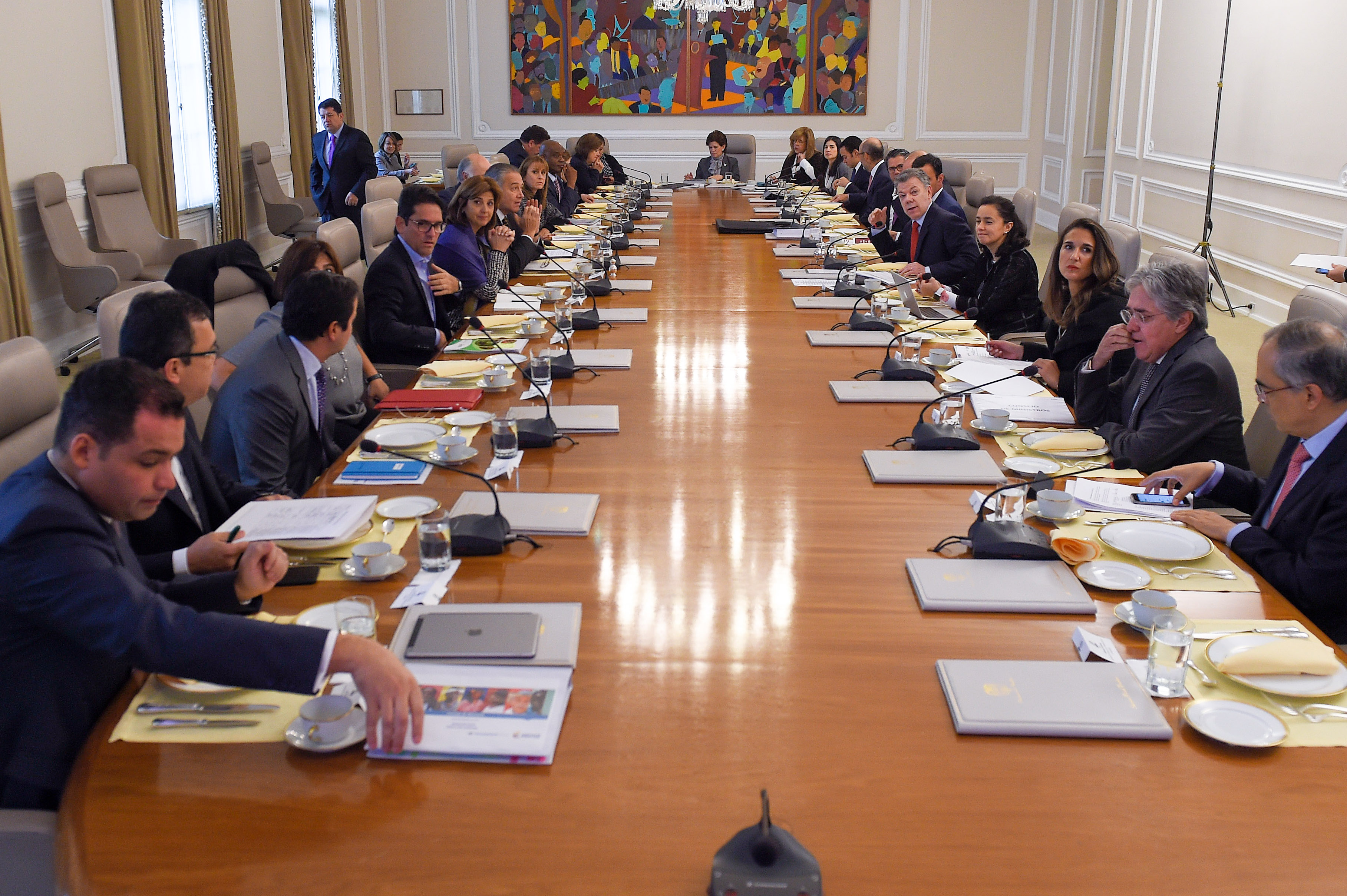 Ministra Holguín asistió al Consejo de Ministros liderado por el Presidente Juan Manuel Santos