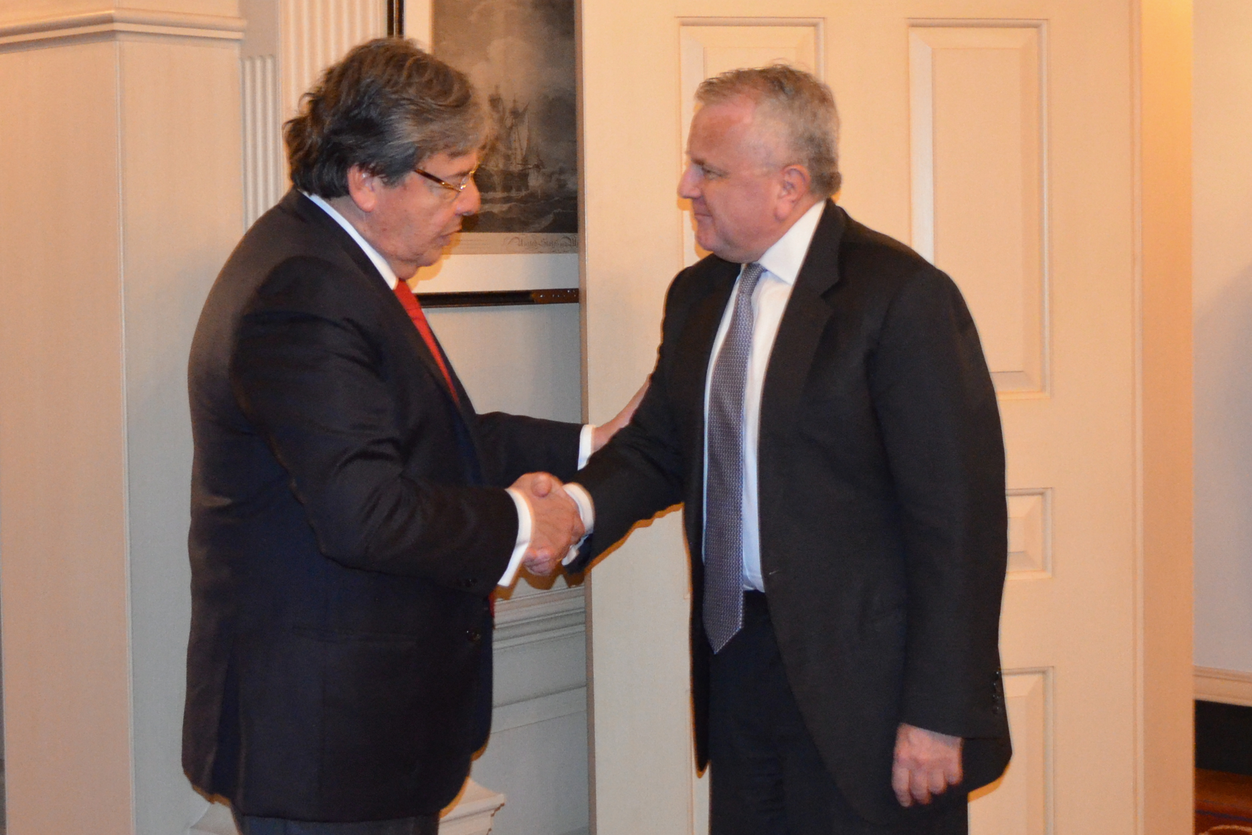 Canciller Carlos Holmes Trujillo se reunió con Subsecretario de Estado de los Estados Unidos, John Sullivan