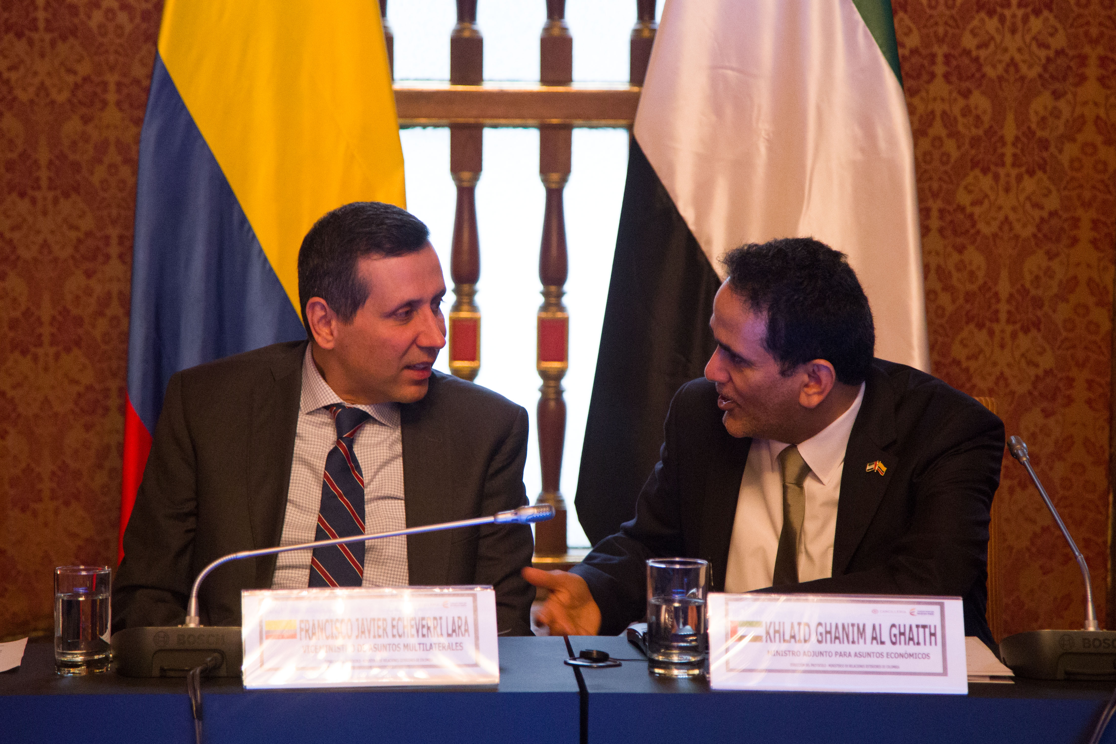 Viceministro Echeverri y Ministro Adjunto para Asuntos Económicos de Emiratos Árabes Unidos instalaron el I Comité Conjunto de Cooperación