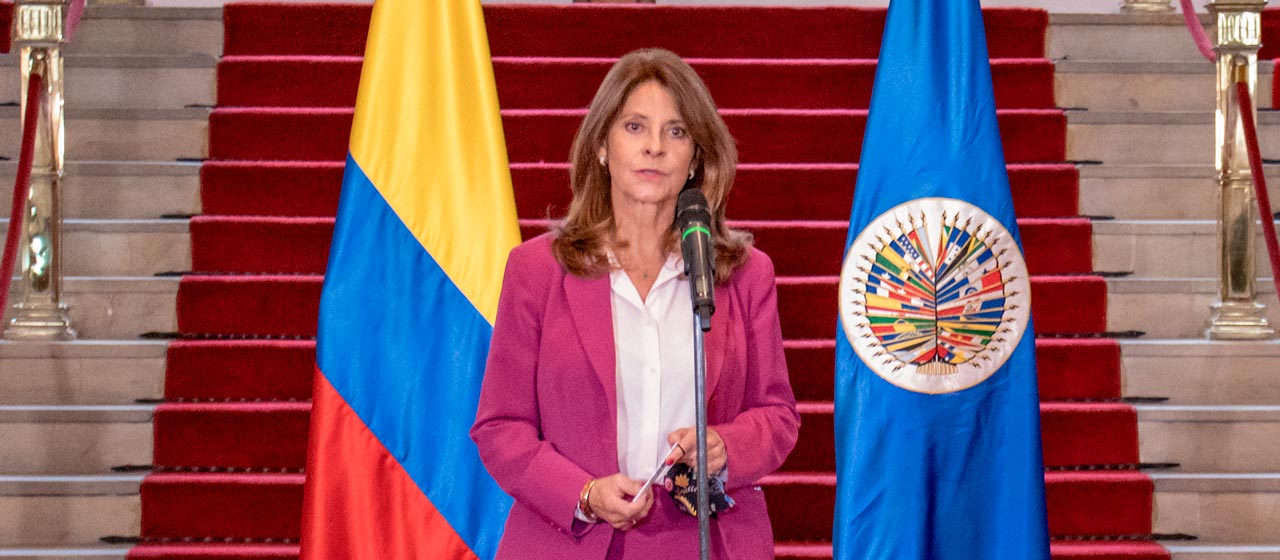 Declaración de la Vicepresidenta y Canciller Marta Lucía Ramírez, al término de la reunión con CIDH