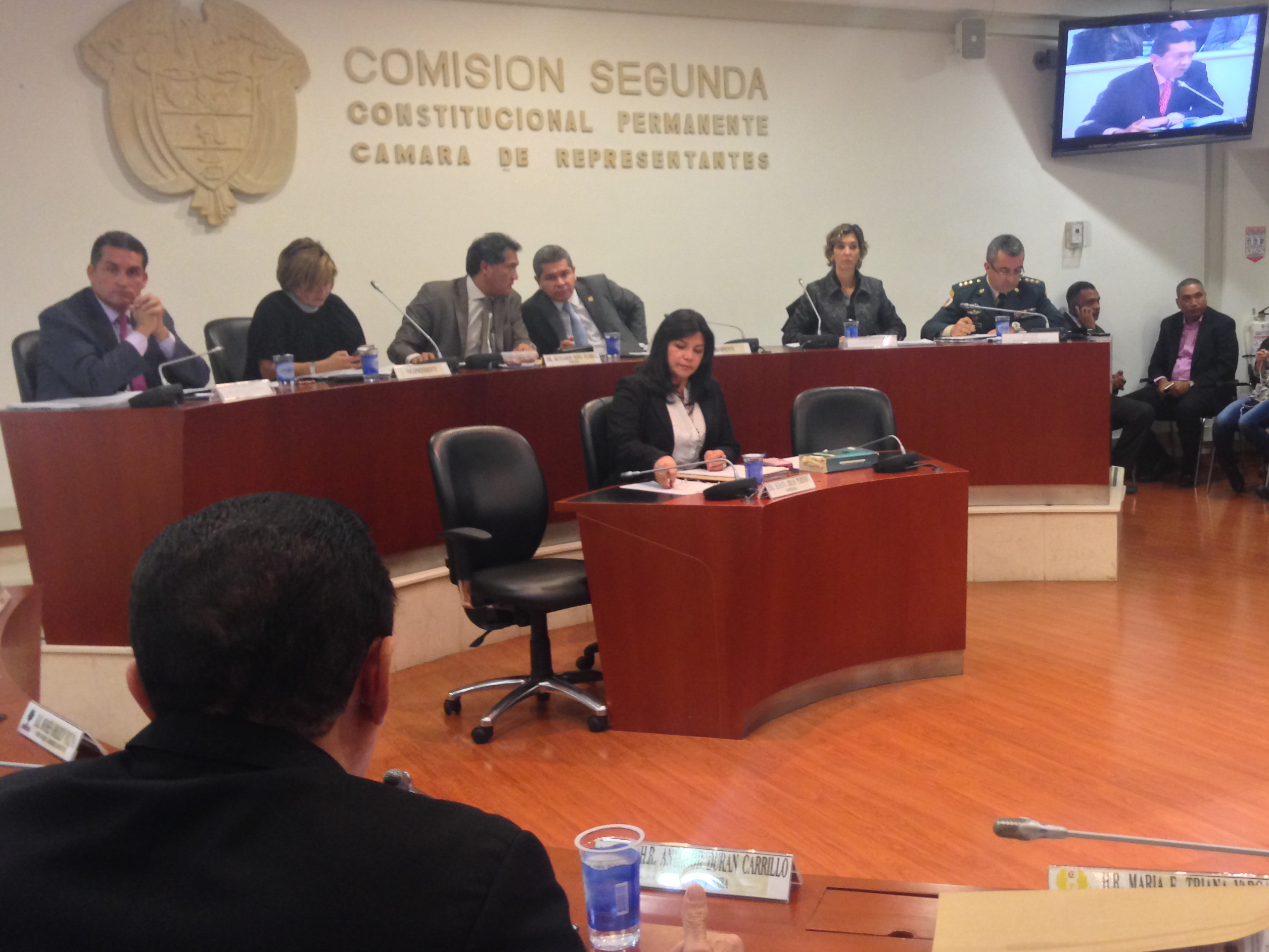 Viceministra Patti Londoño participó en debate de la Comisión Segunda de Cámara 