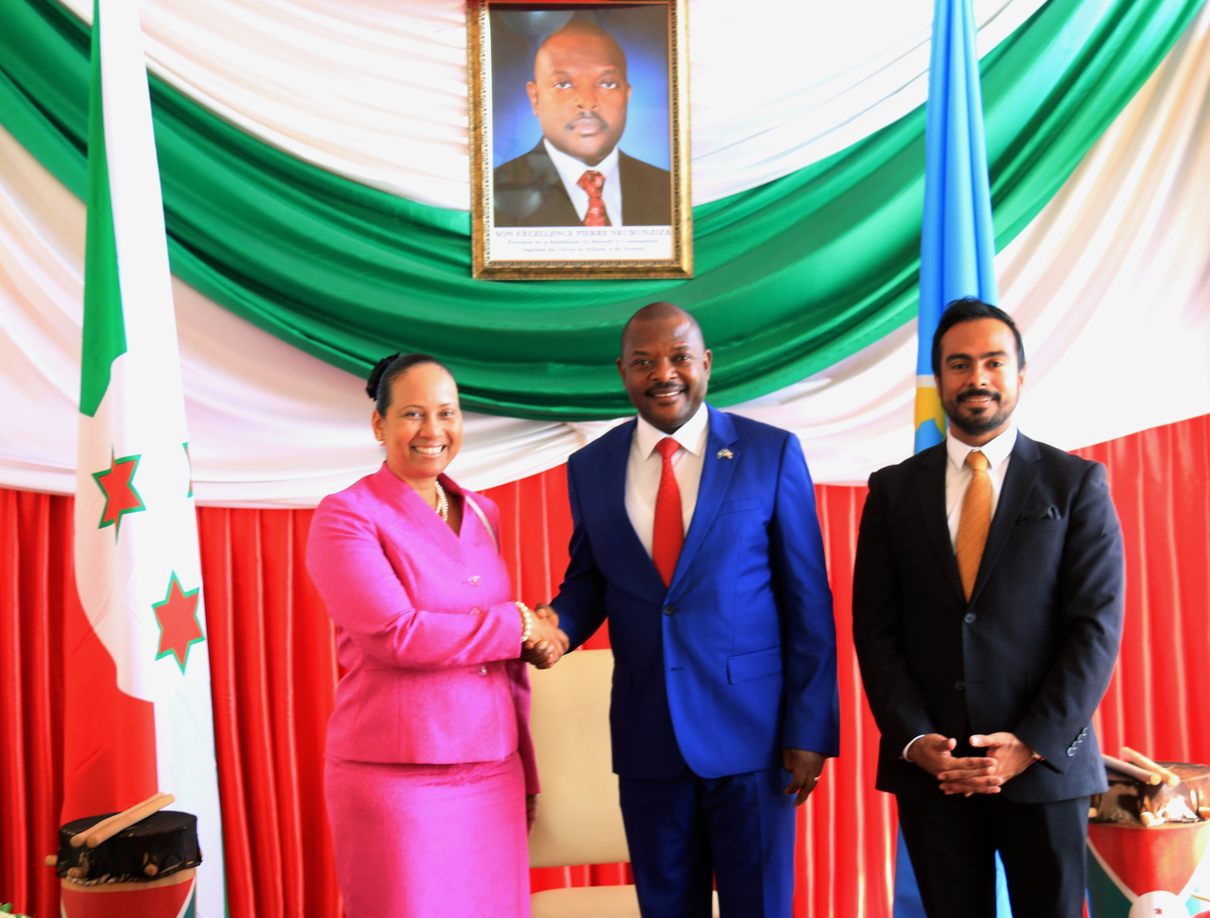 Embajadora de Colombia en Kenia presentó Cartas Credenciales ante el Presidente de la República de Burundi