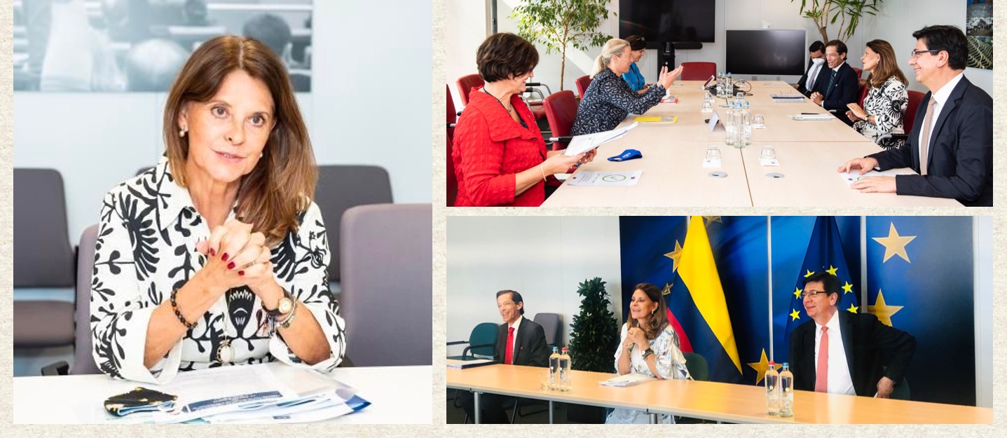 Los 10 temas de Colombia que la Vicepresidente y Canciller llevó a Bruselas