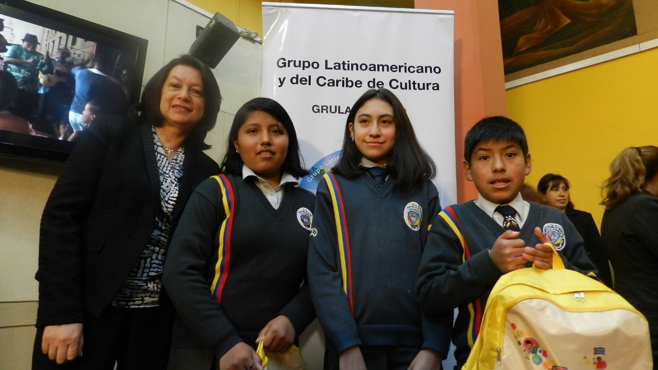 Embajada de Colombia en Bolivia premió a los ganadores del III Concurso Infantil sobre Patrimonio de la Humanidad en América Latina y el Caribe