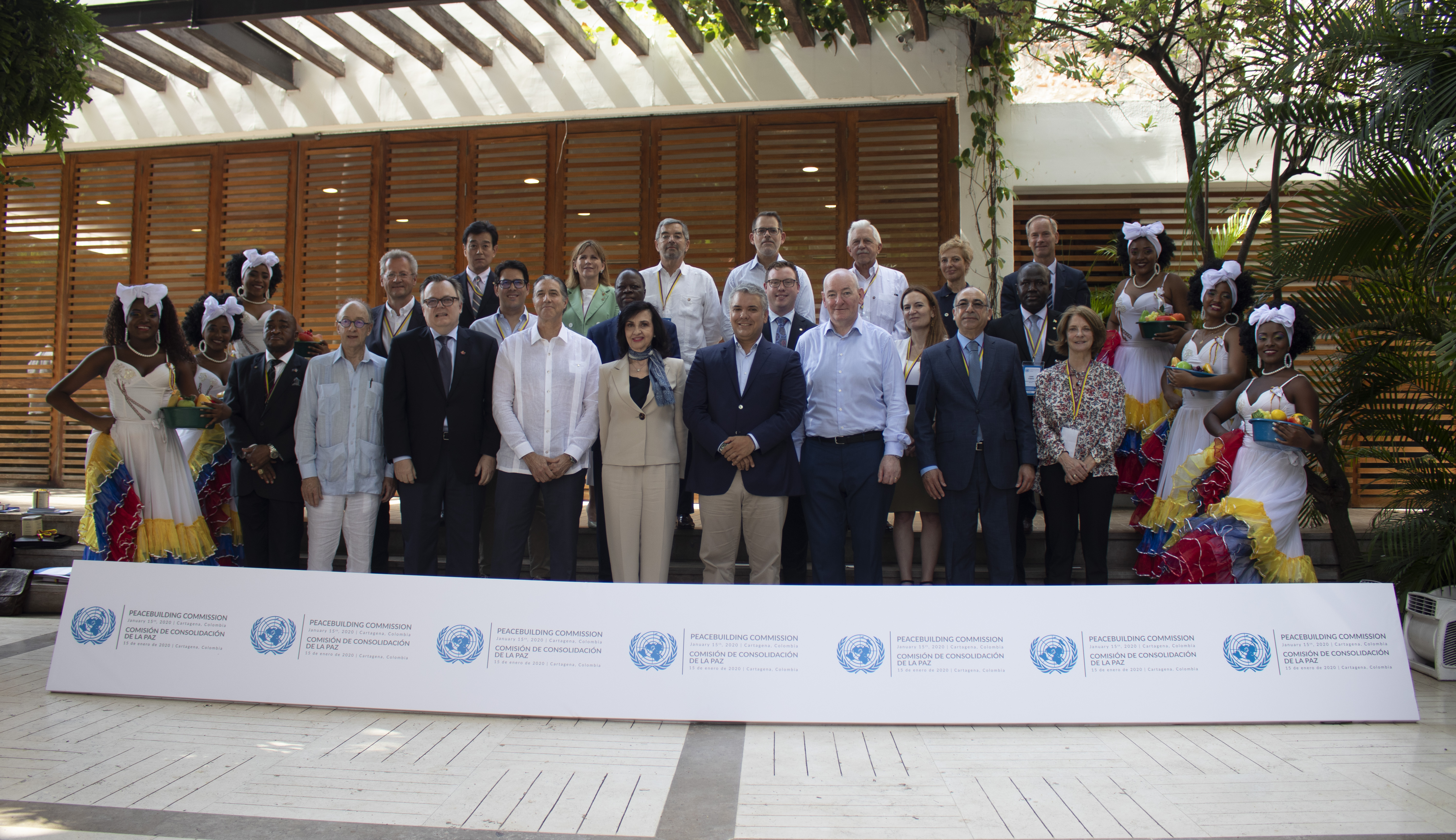 Foto oficial de la Comisión de Consolidación de la Paz de la ONU 