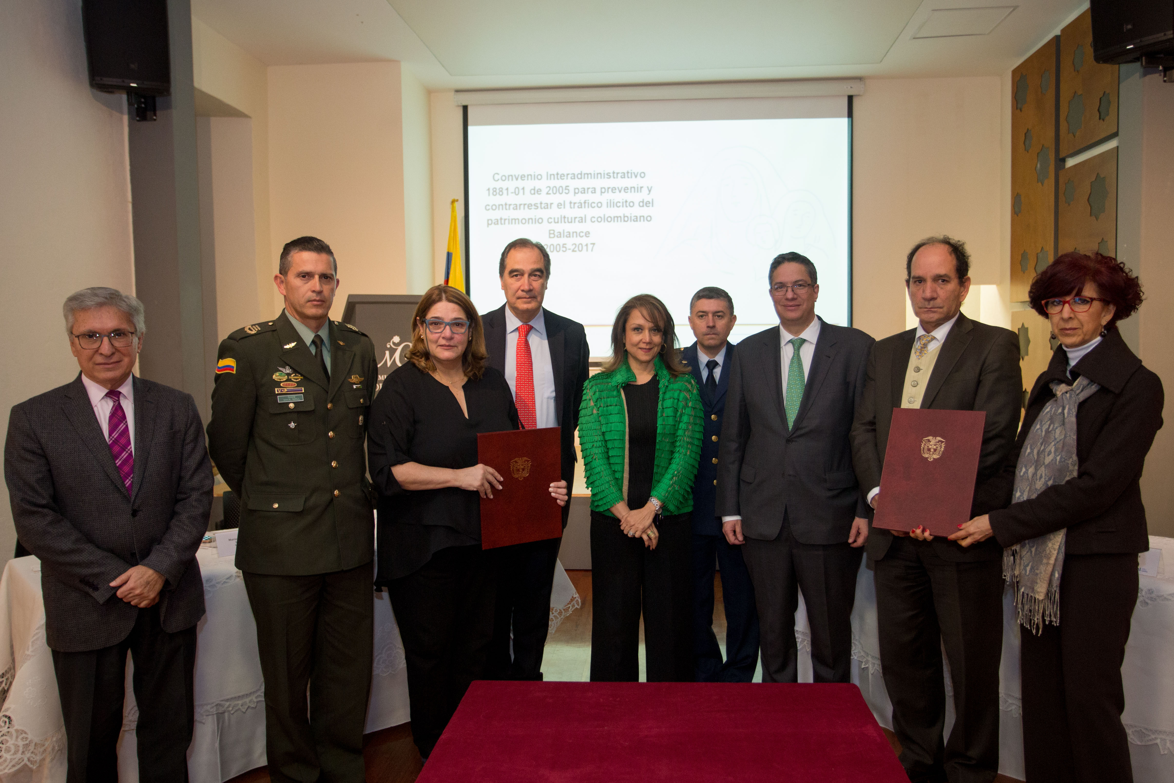 El Ministerio de Relaciones Exteriores reafirma su compromiso con la protección del patrimonio cultural colombiano