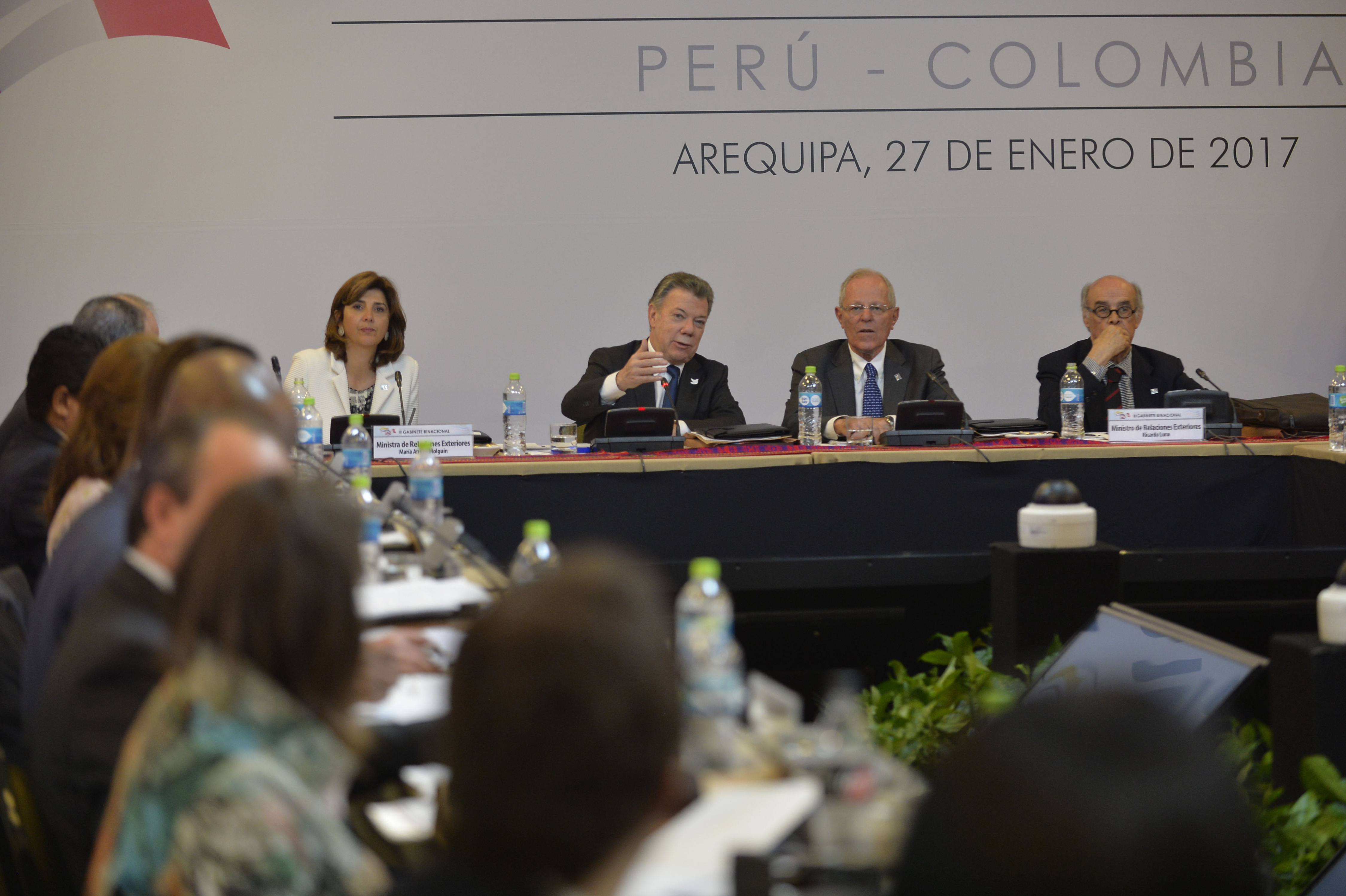 El 85 por ciento de los compromisos del Segundo Gabinete Binacional Perú - Colombia se han cumplido: Canciller Holguín