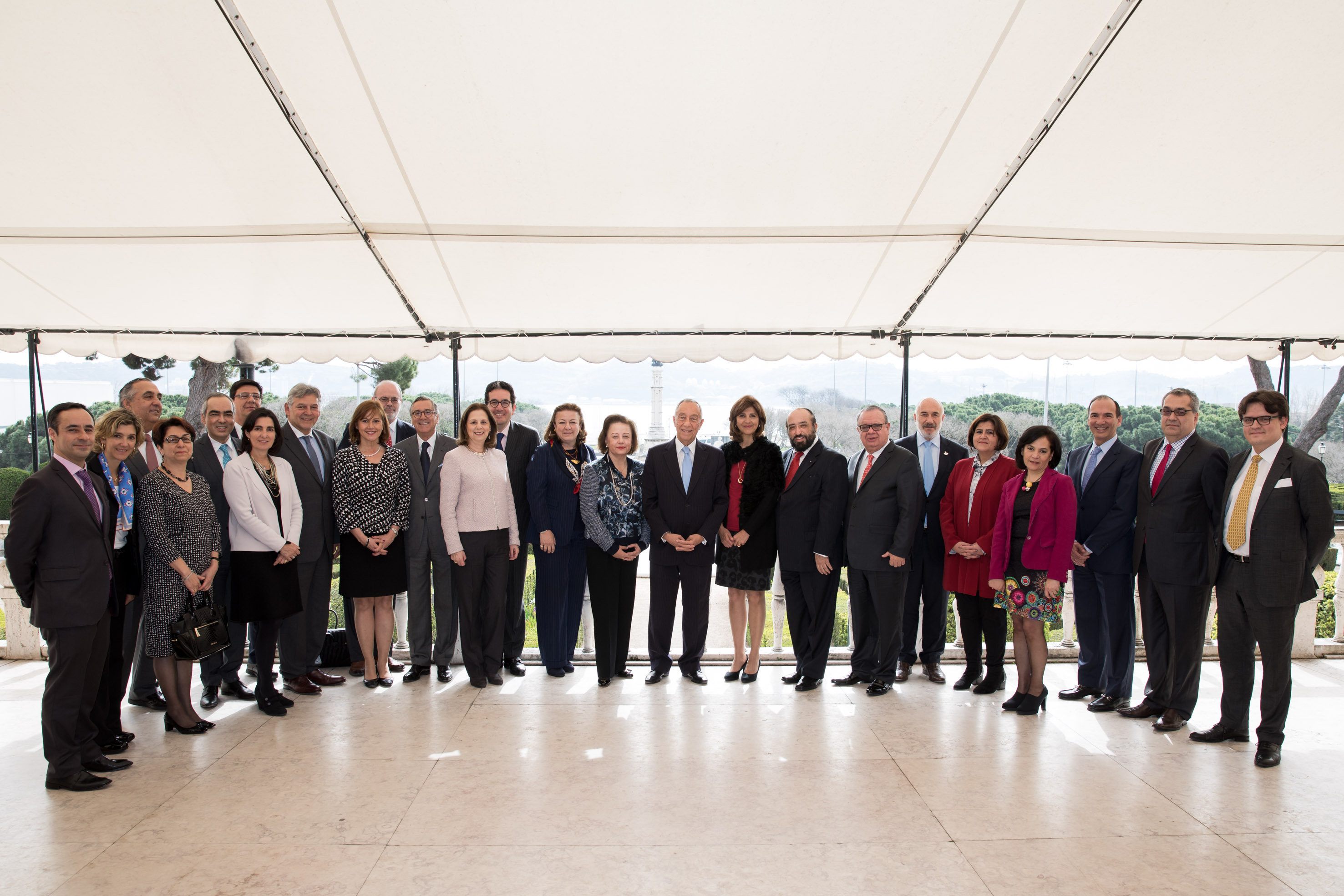 Presidente de Portugal, Marcelo Rebelo de Sousa, saludó a representantes diplomáticos de Colombia acreditados en Europa