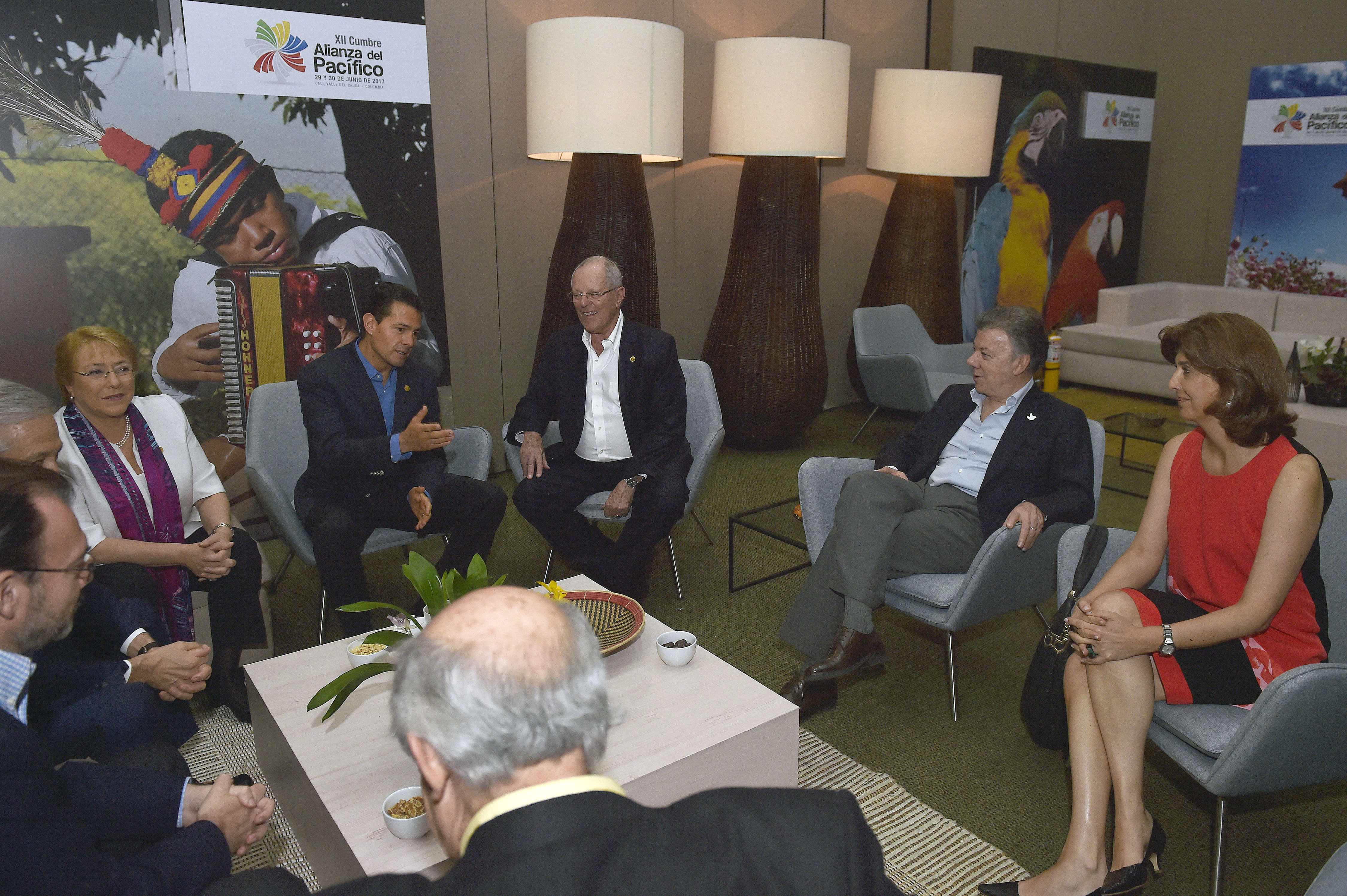 Reunión privada de los Presidentes de la Alianza del Pacífico en Cali