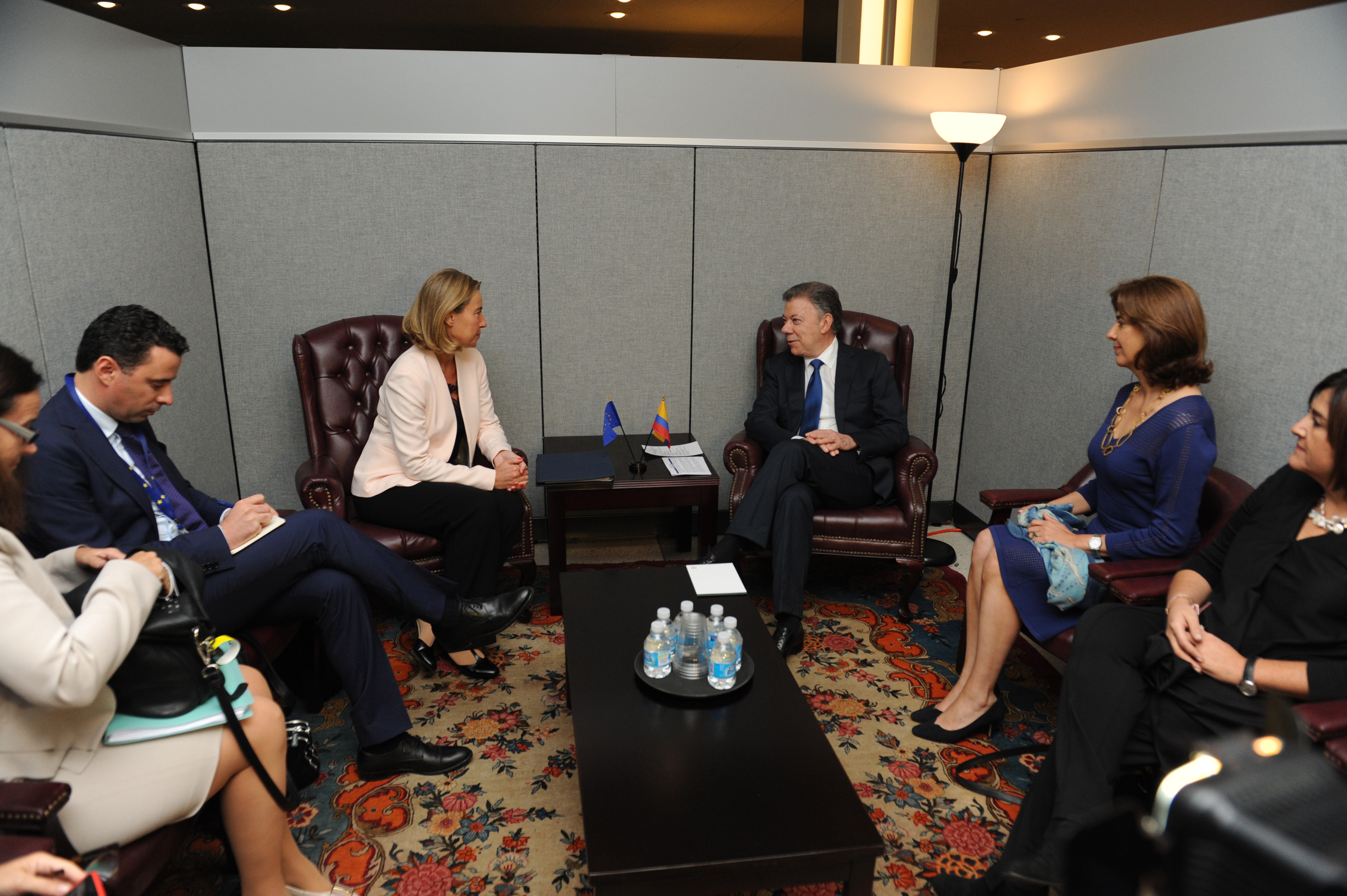 Presidente Santos y Canciller Holguín se reunieron con la Alta Representante de la UE para Asuntos Exteriores y Política de Seguridad