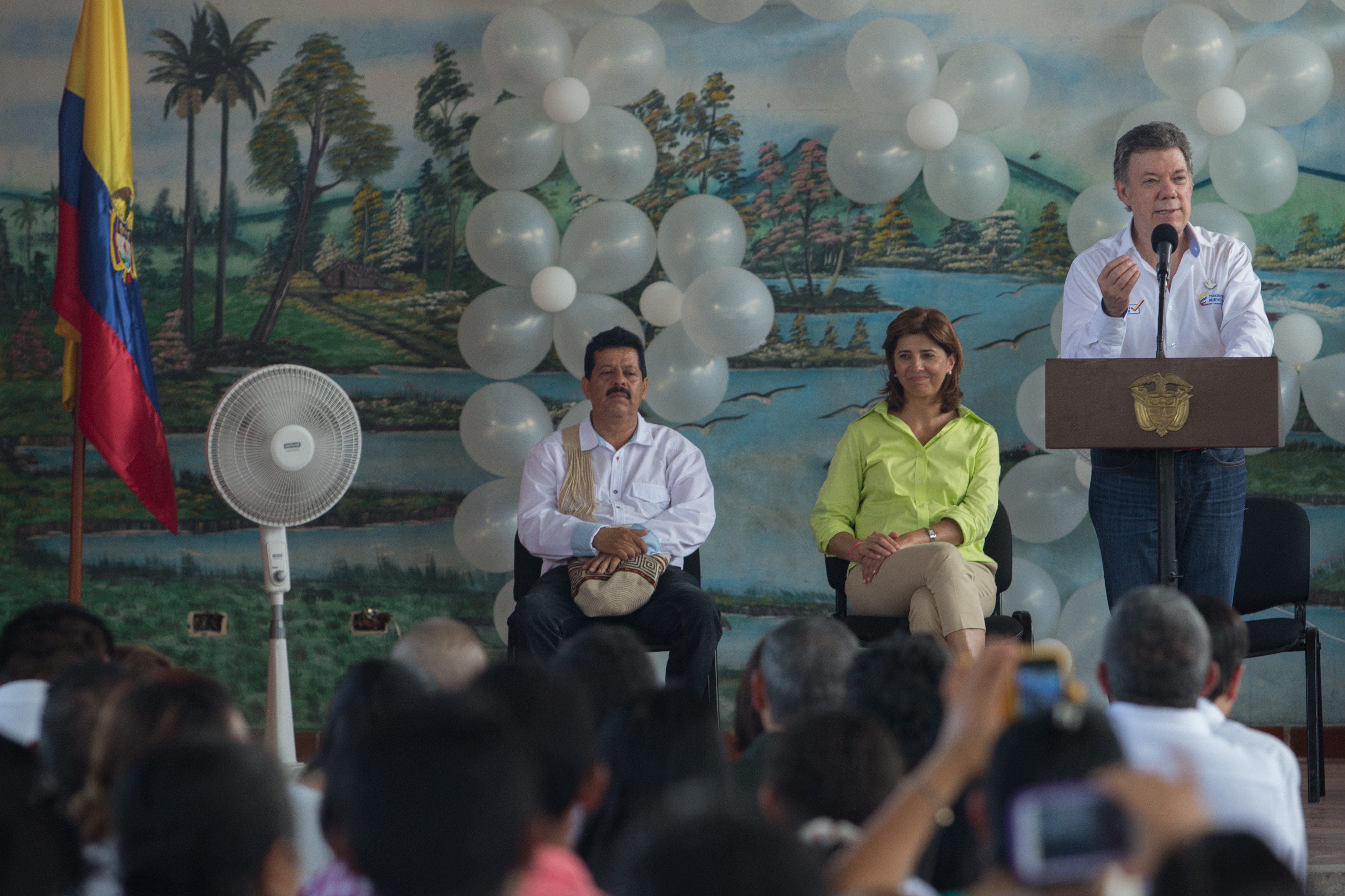 Presidente Santos aseguró desde Cubará que las casas lúdicas, iniciativa de la Cancillería, son un “entorno de paz y aprendizaje”