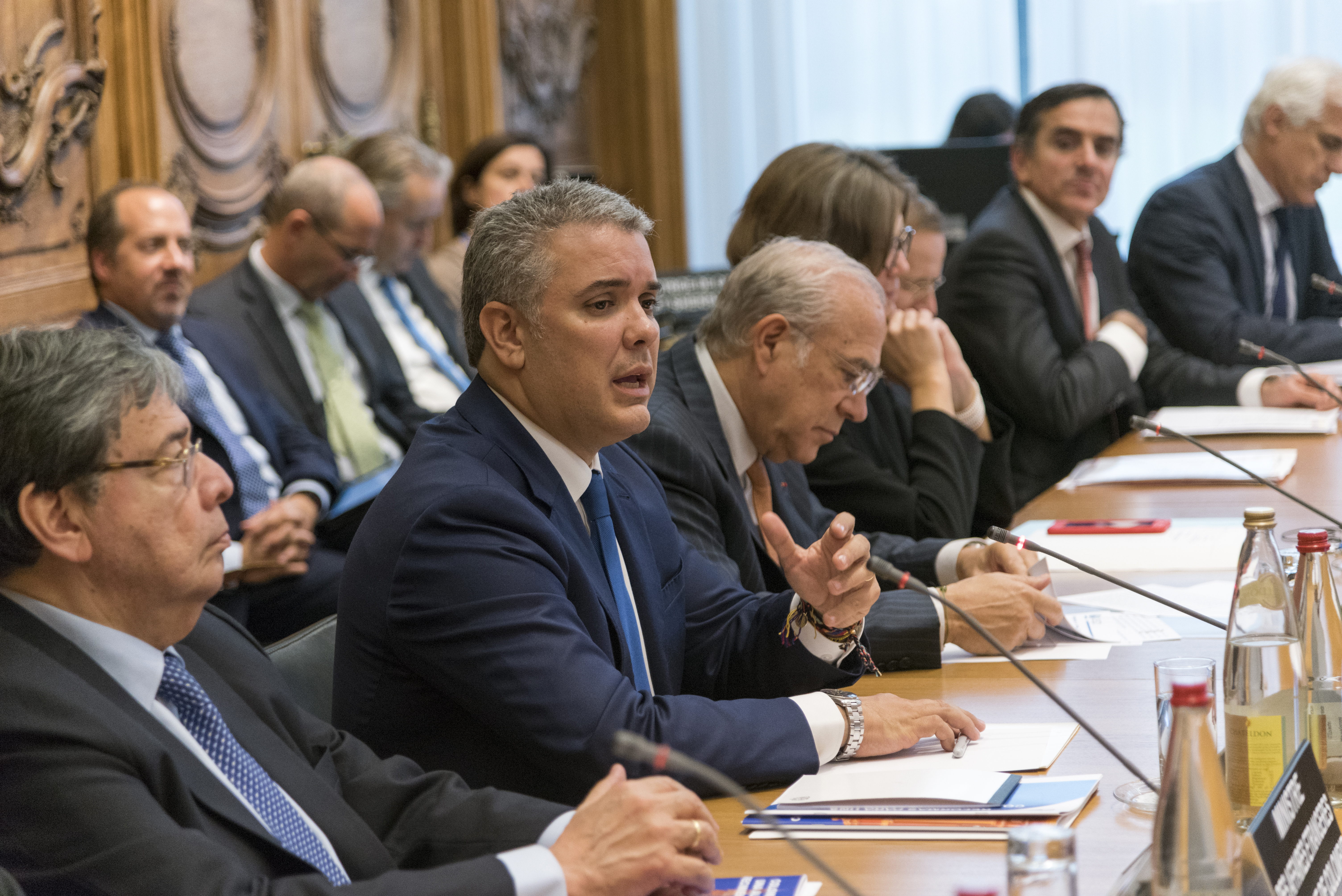Canciller Carlos Holmes Trujillo acompañó al Presidente Iván Duque en reunión con la OCDE