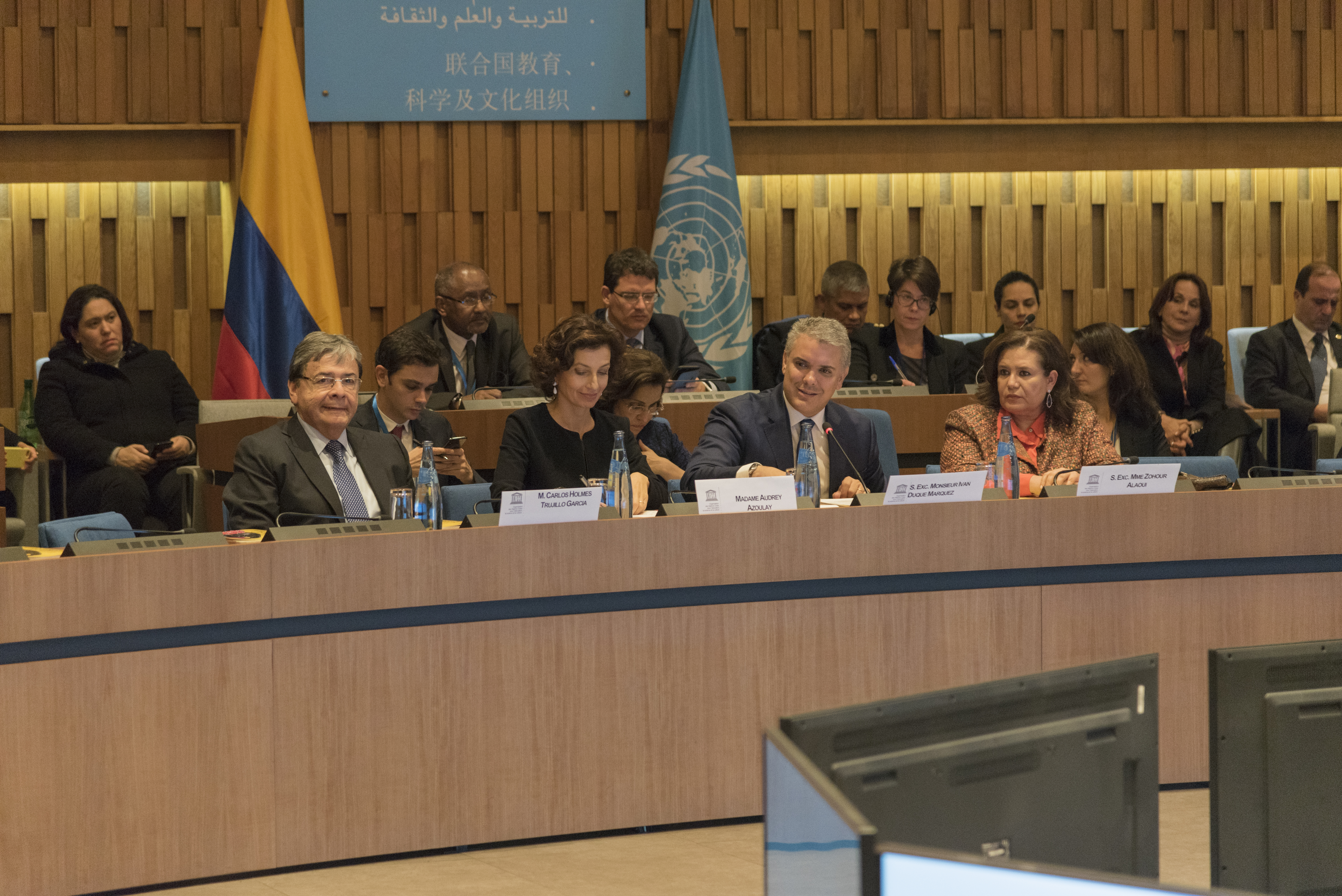 Canciller asistió a la presentación del Presidente Duque sobre Economía Naranja y Creatividad en la Unesco