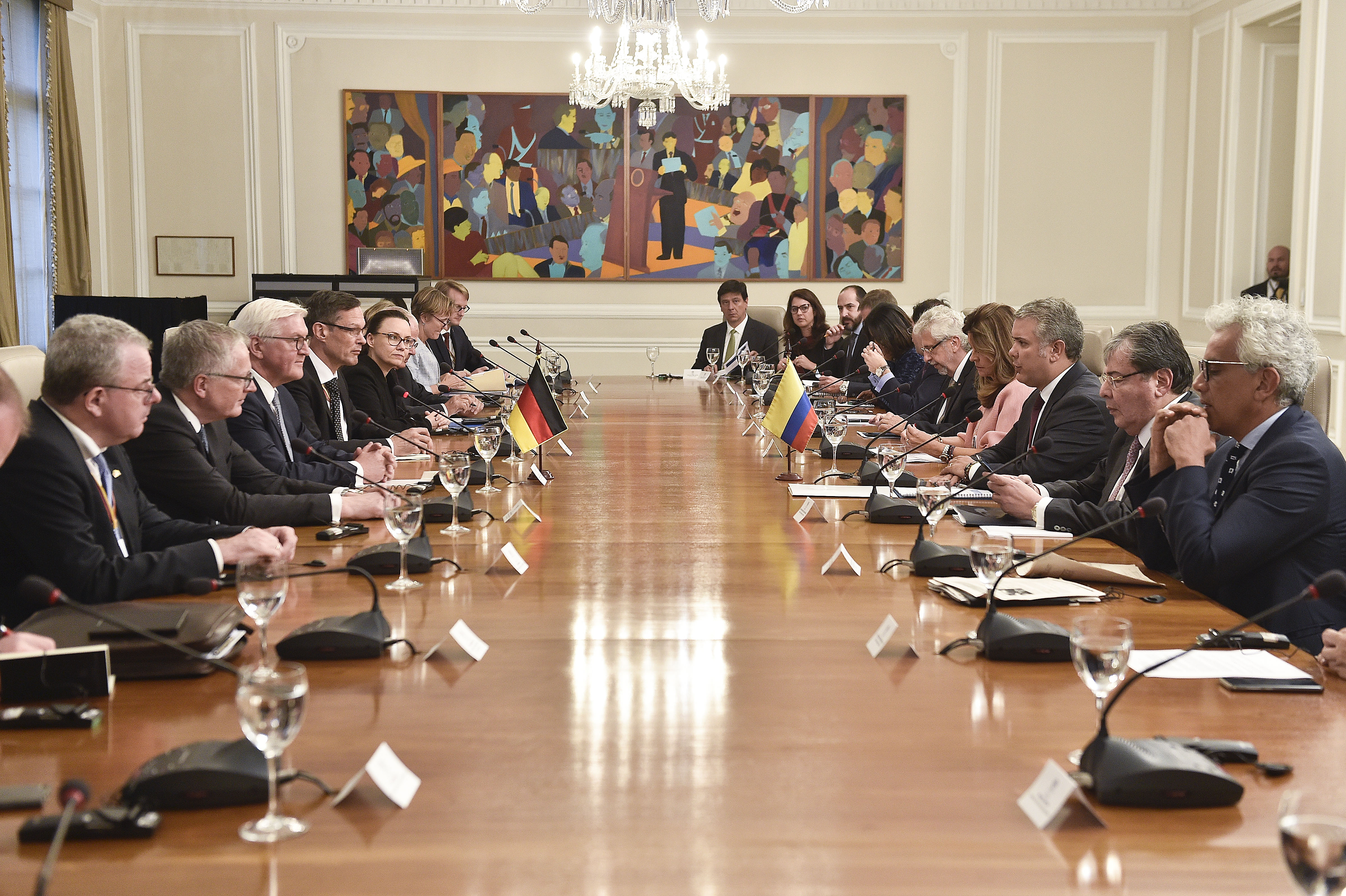 El jefe de Estado de Colombia, Iván Duque, y el Presidente de Alemania, Frank Walter Steinmeier, dialogaron sobre biodiversidad y el proceso de estabilización y convivencia pacífica en el país