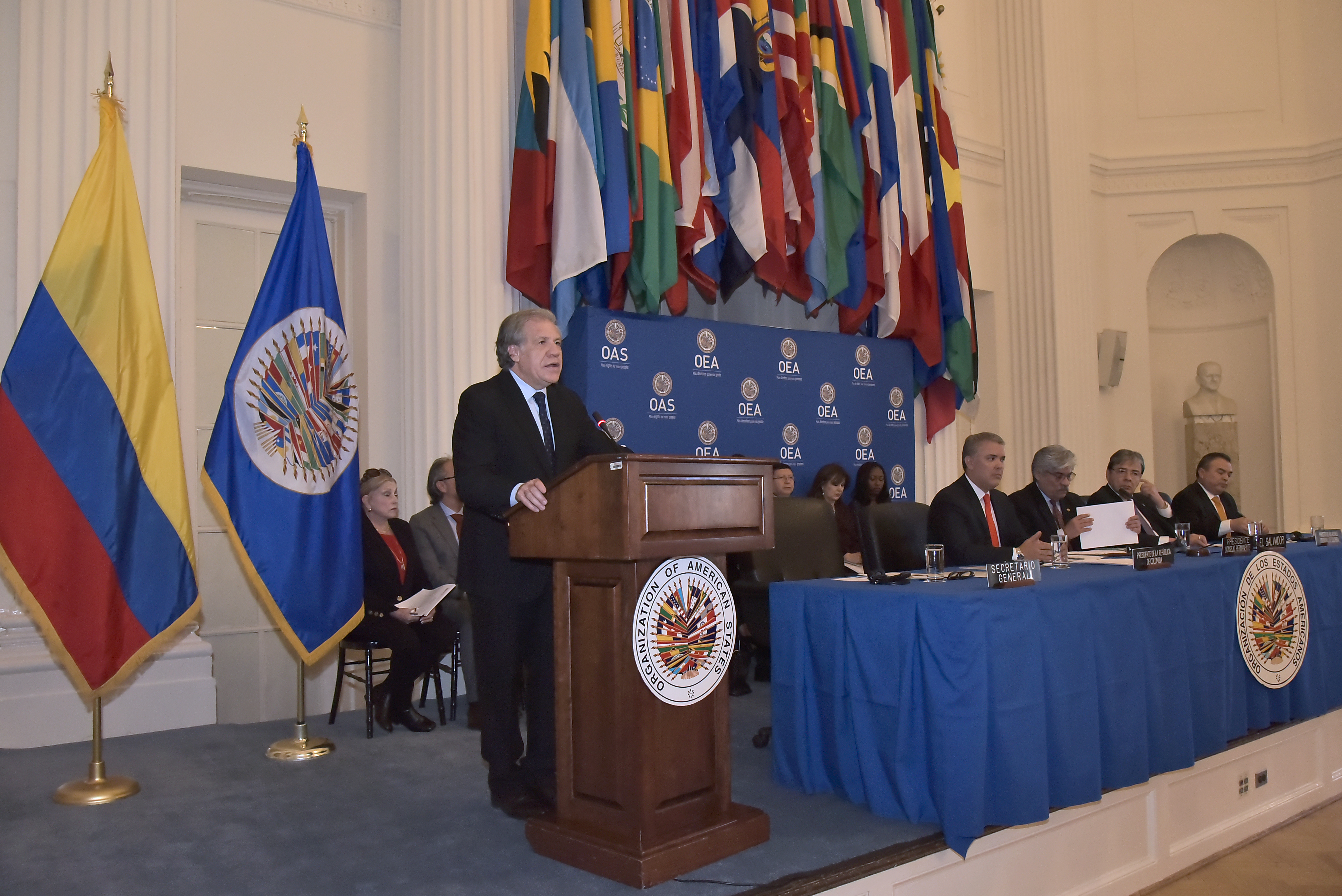Palabras del Secretario General de la Organización de Estados Americanos, Luis Almagro, en la sesión protocolar del Consejo Permanente