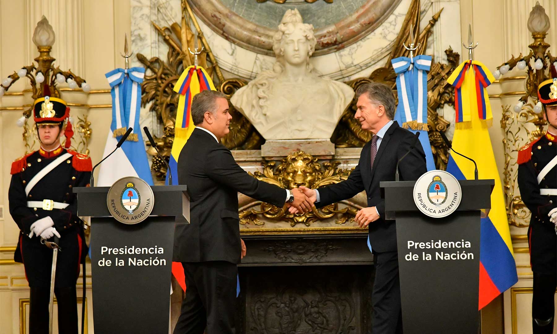 “Argentina y Colombia han tenido vínculos indelebles que cada vez nos fortalecen más: Presidente Iván Duque en declaración conjunta 