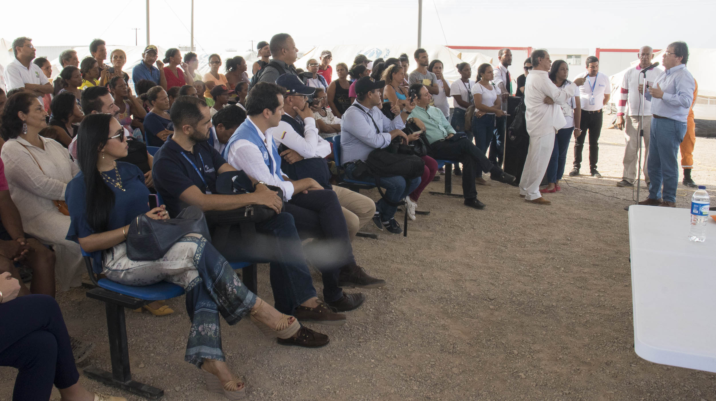 Canciller Holmes Trujillo y Agencia de Naciones Unidas para los Refugiados (Acnur) hicieron un llamado a la comunidad internacional, desde La Guajira, para incrementar la solidaridad hacia la población proveniente de Venezuela
