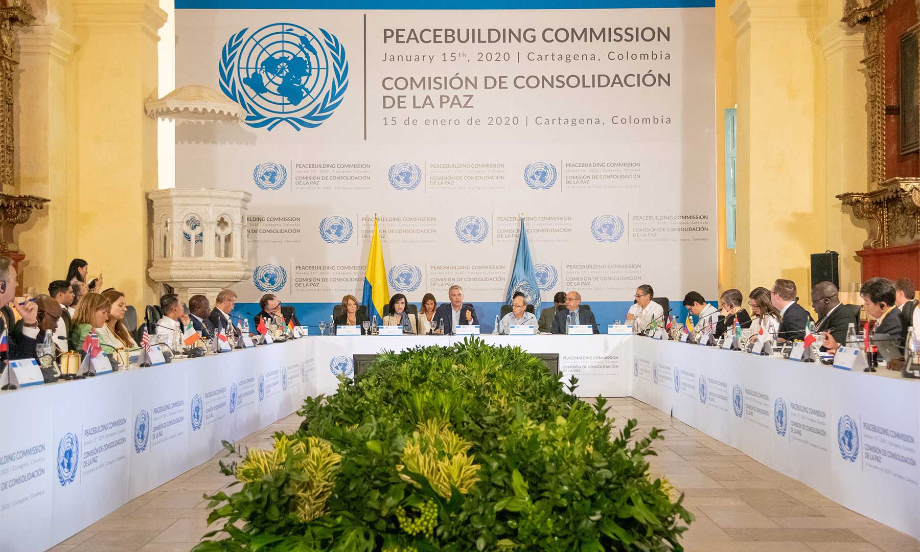 Presencia de la Comisión de Consolidación de la Paz de la ONU en Colombia es un espaldarazo a una nación y a una agenda de construcción de paz: Presidente Iván Duque