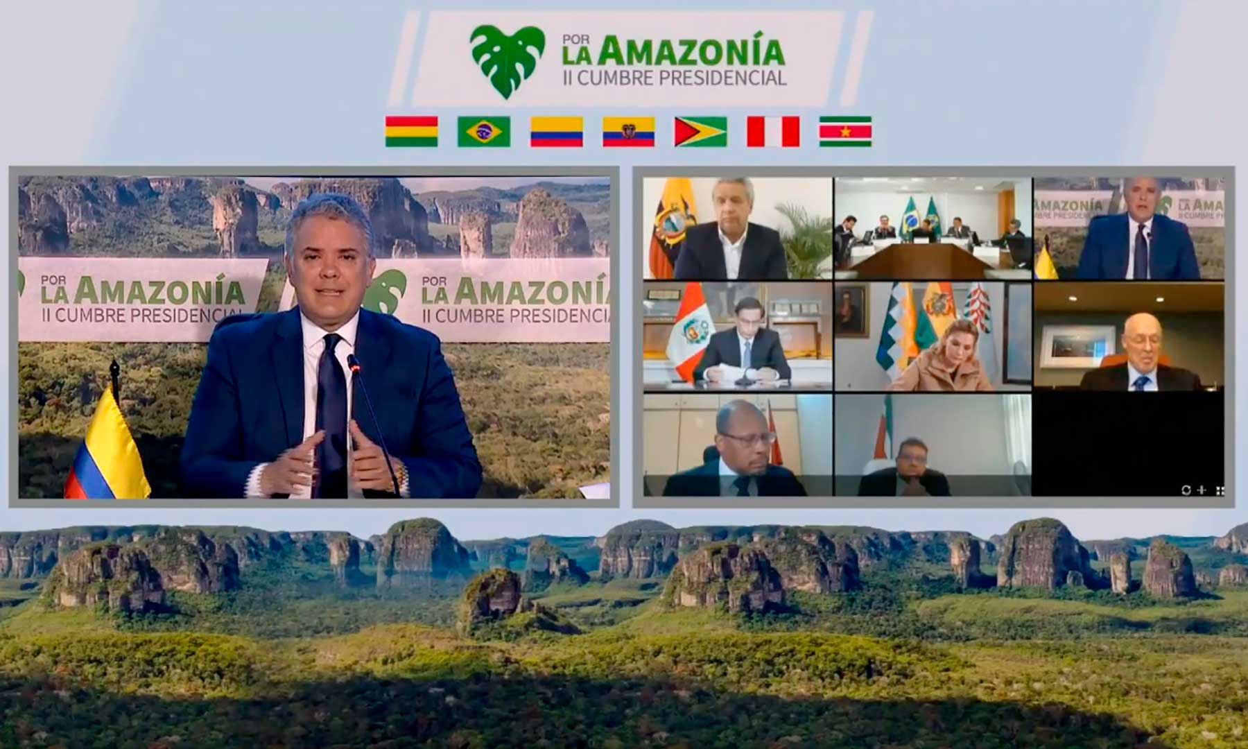 En dos años Colombia ha dado importantes saltos en materia ambiental, resalta el Presidente Iván Duque