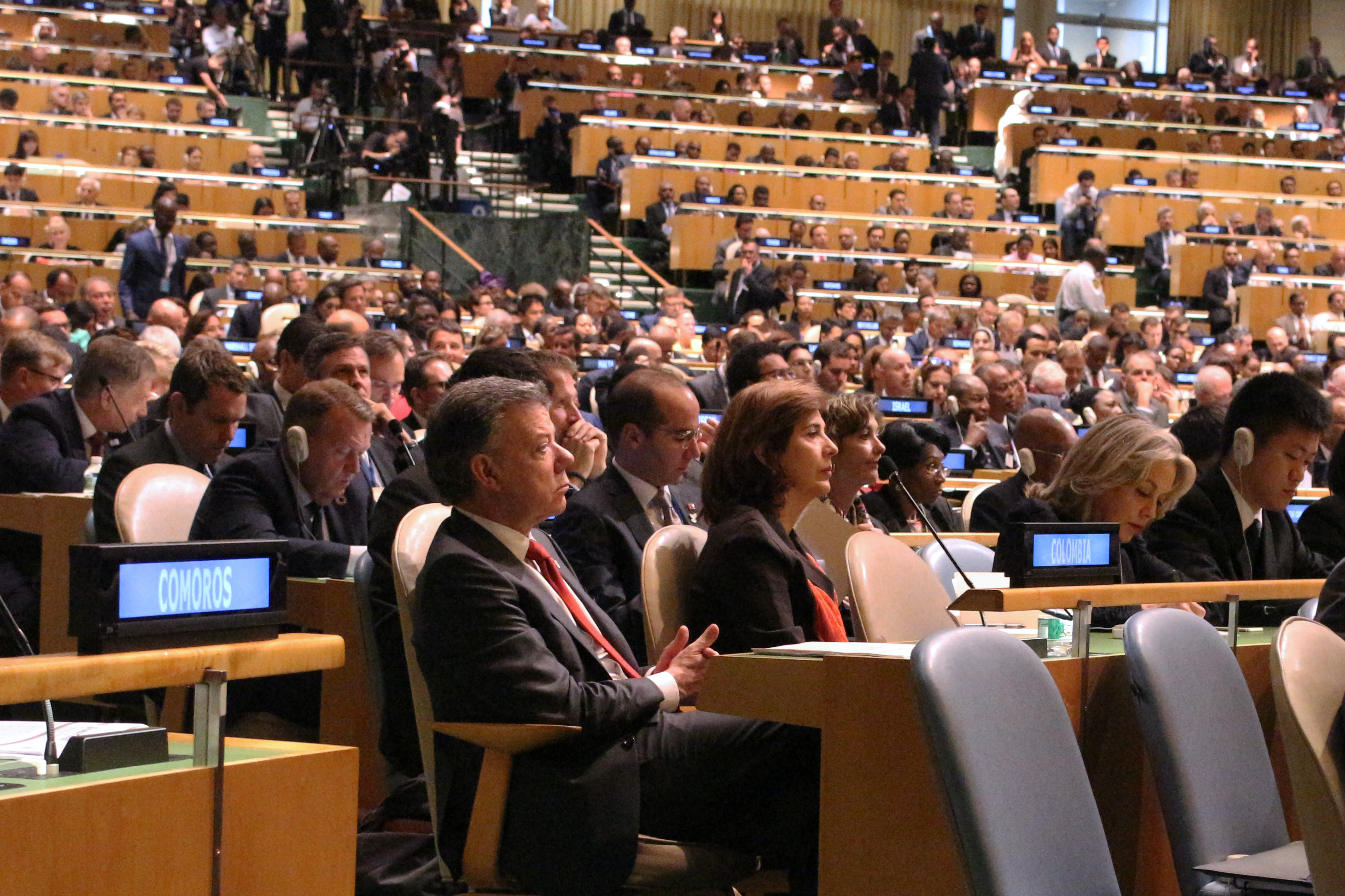 Canciller Holguín acompaña al Presidente Santos en apertura del debate del 71° Periodo de Sesiones de la Asamblea General de las Naciones Unidas